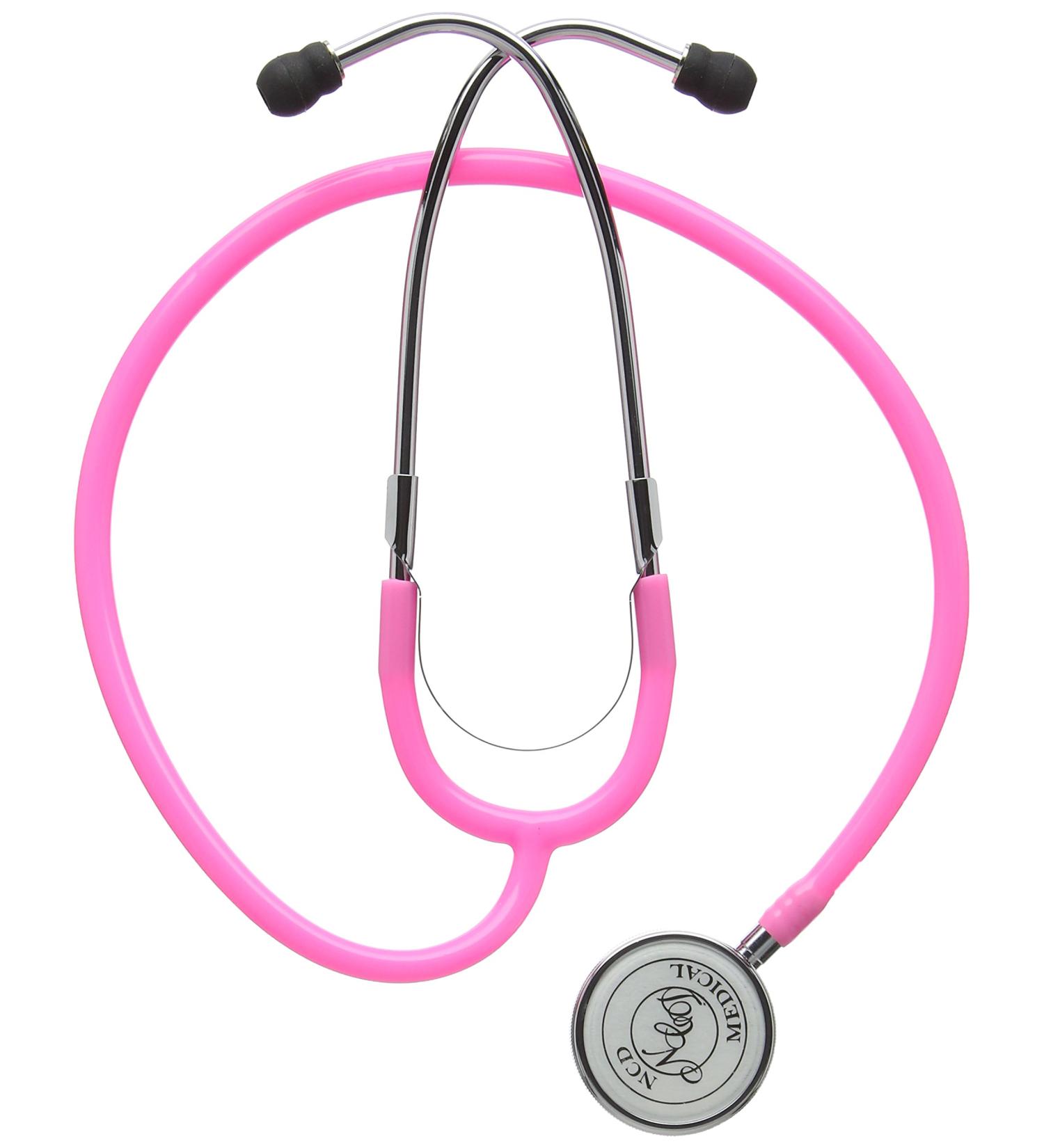 Prestige Medical Dual Head Stethoscope, Hot Pink, 3.6 Ounce Hot Pink Clamshell