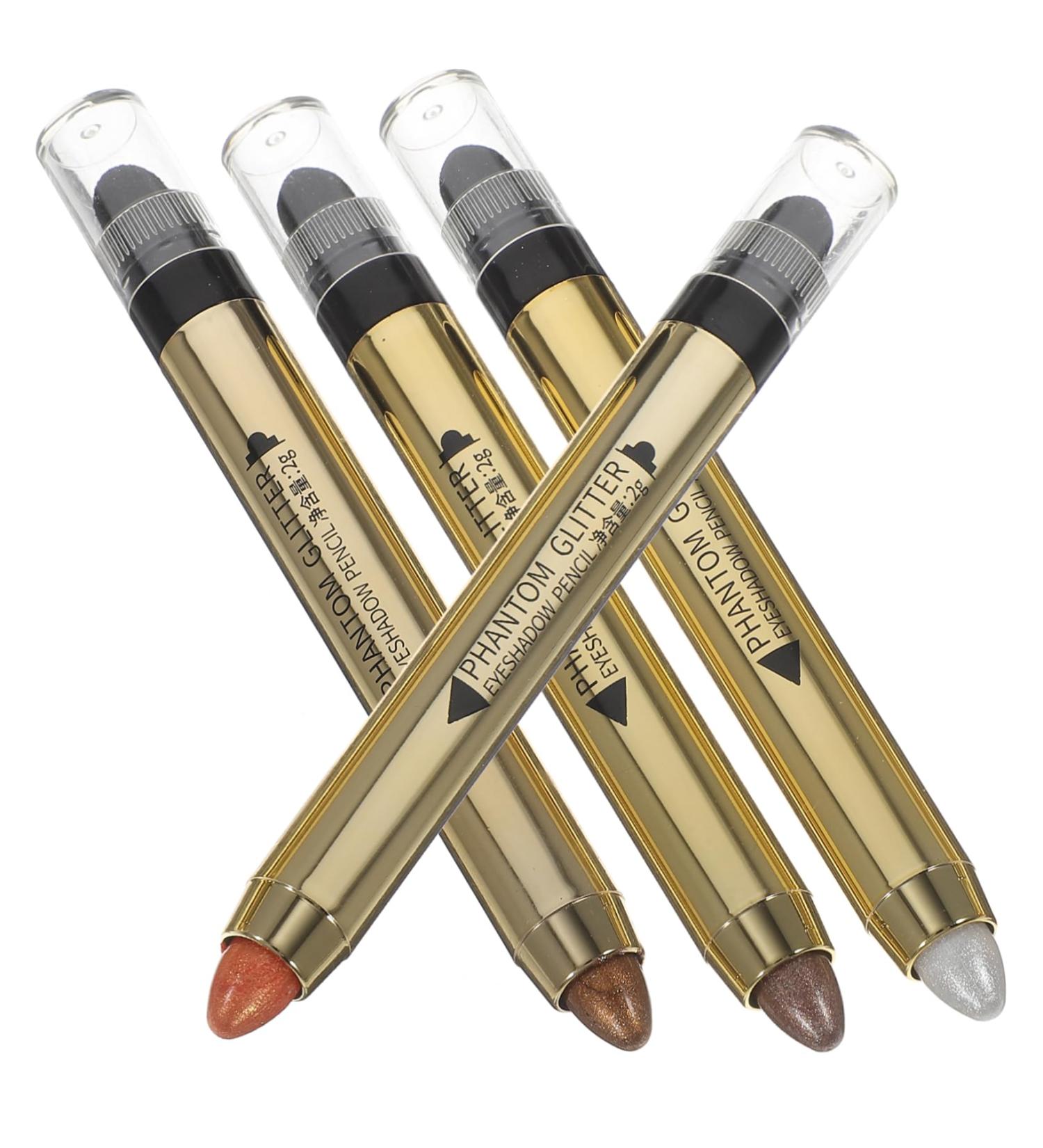 Beatifufu 4pcs Highlighter Pencil Women Cosmetics Glitter Stick Plastic - Buy Online on GoSupps.com