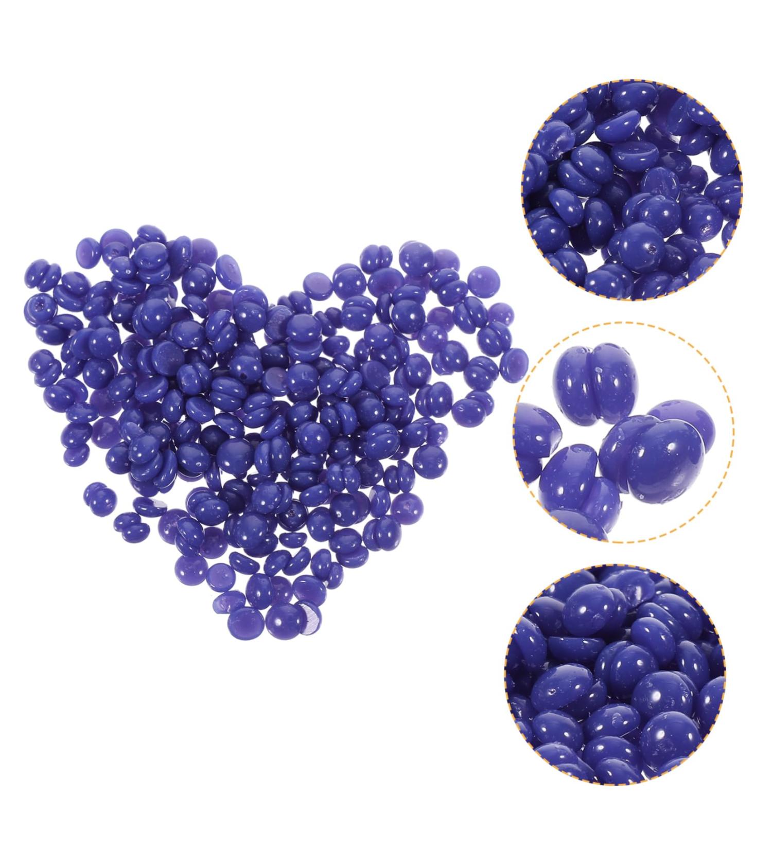 Minkissy 12 Packs Hard Wax Beans for Hair Removal - Ideal for Face Armpit & Body - Violet Facial Wax Beads - Smooth Skin Solution - Buy Online on GoSupps.com