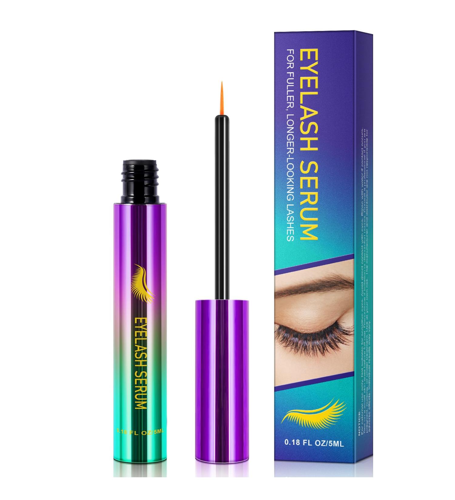 Meifenla Eyelash serum eyelash growth serum eyelash serum for longer thicker and fuller stronger growth 5 ml - Buy Online on GoSupps.com