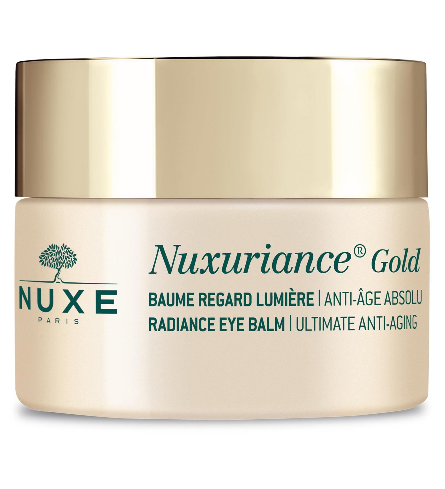 Nuxe Nuxuriance Gold Radiance Eye Balm 15ml - Anti-Aging Eye Cream for Bright Youthful Eyes | Buy Internationally - Buy Online on GoSupps.com