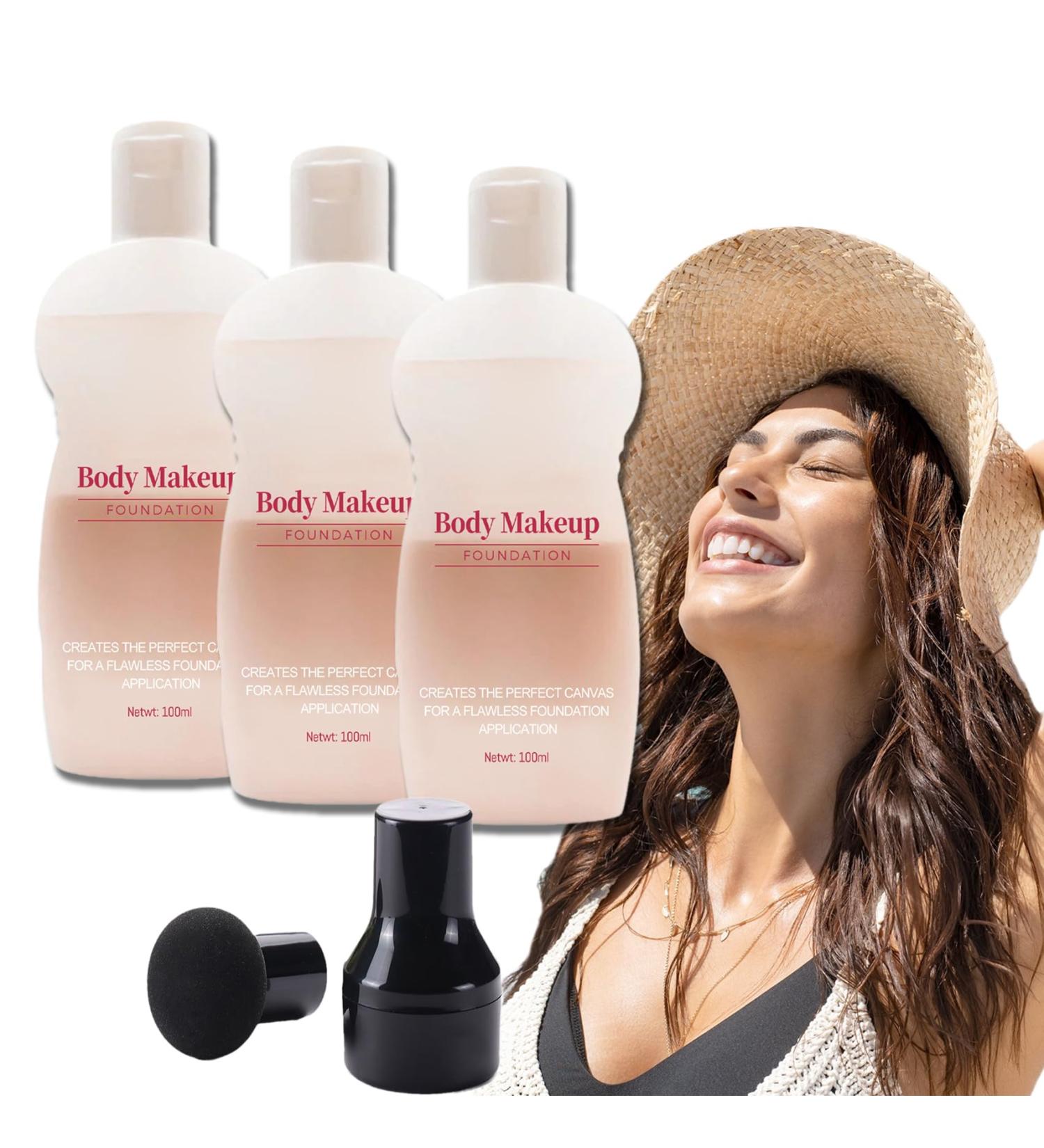 Body Makeup Foundation Body Makeup Waterproof Foundation Body Makeup Foundation 100mL (3pcs) - Buy Online on GoSupps.com