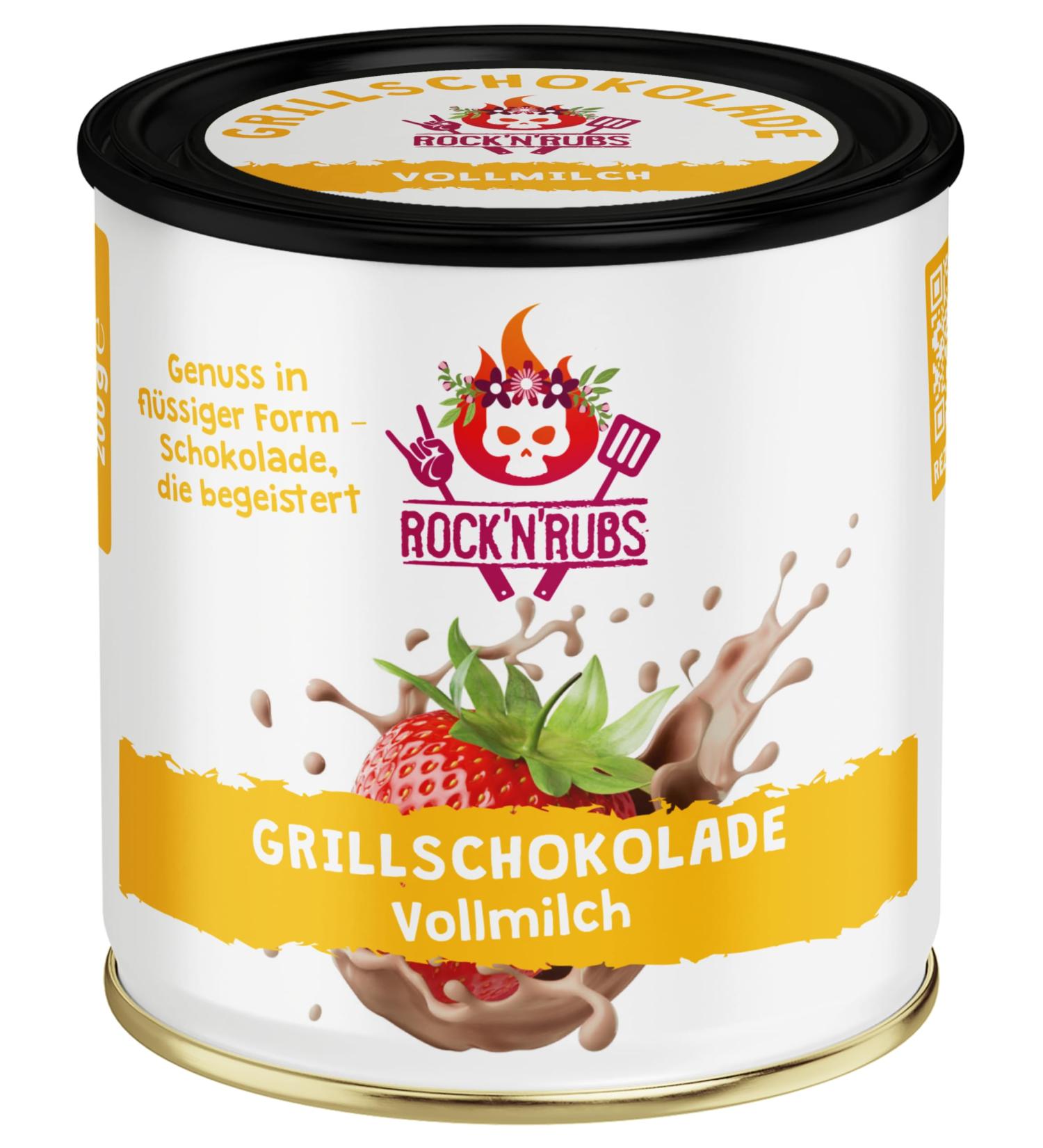  ROCK N RUBS ROCK'N'RUBS x Callebaut Whole Milk for BBQ Chocolate Drops to Melt on the Barbecue 200g Box - Buy Online on GoSupps.com