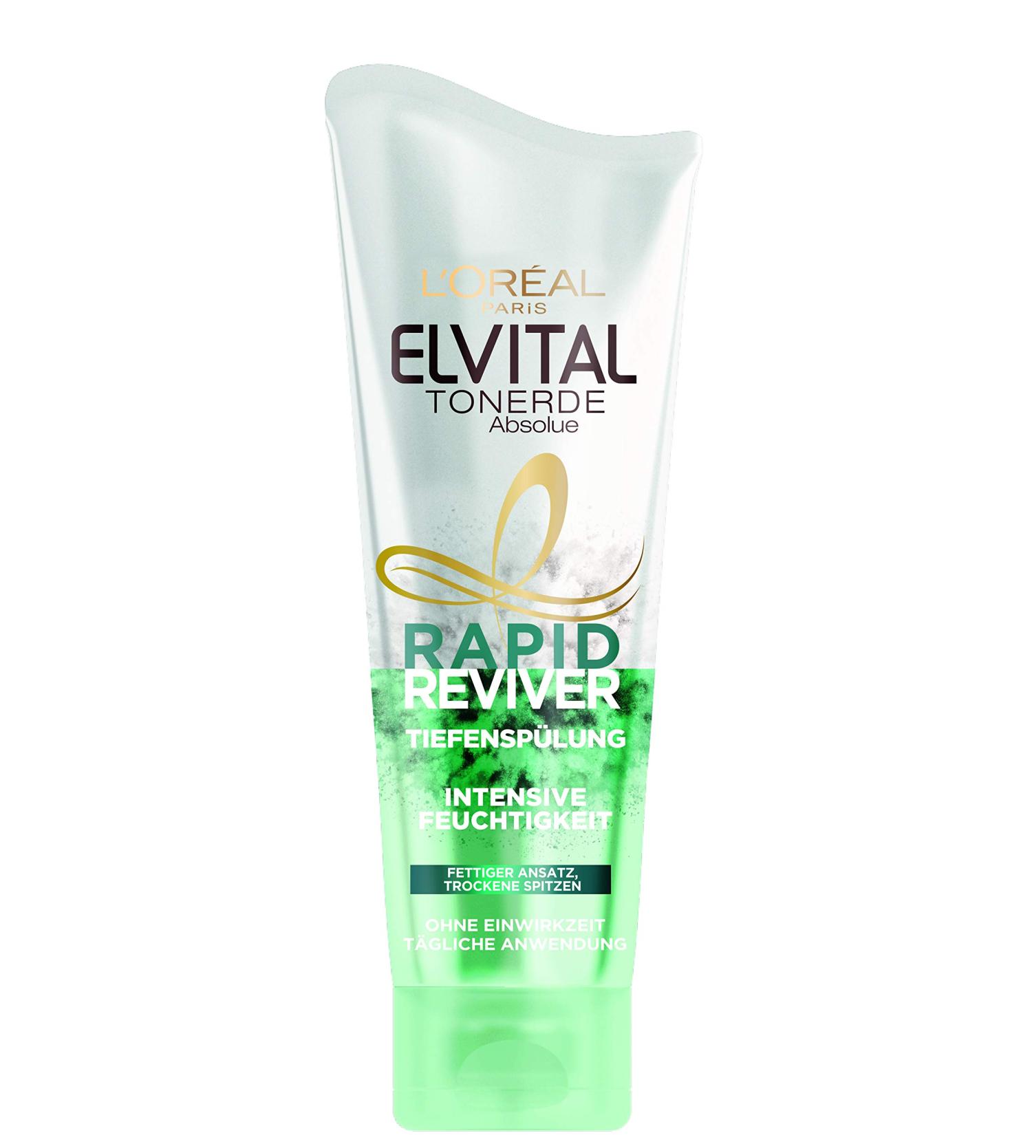 L'Oreal Paris Elvital Rapid Reviver Clay Deep Conditioner Pack of 3 (3 x 180 milliliters)