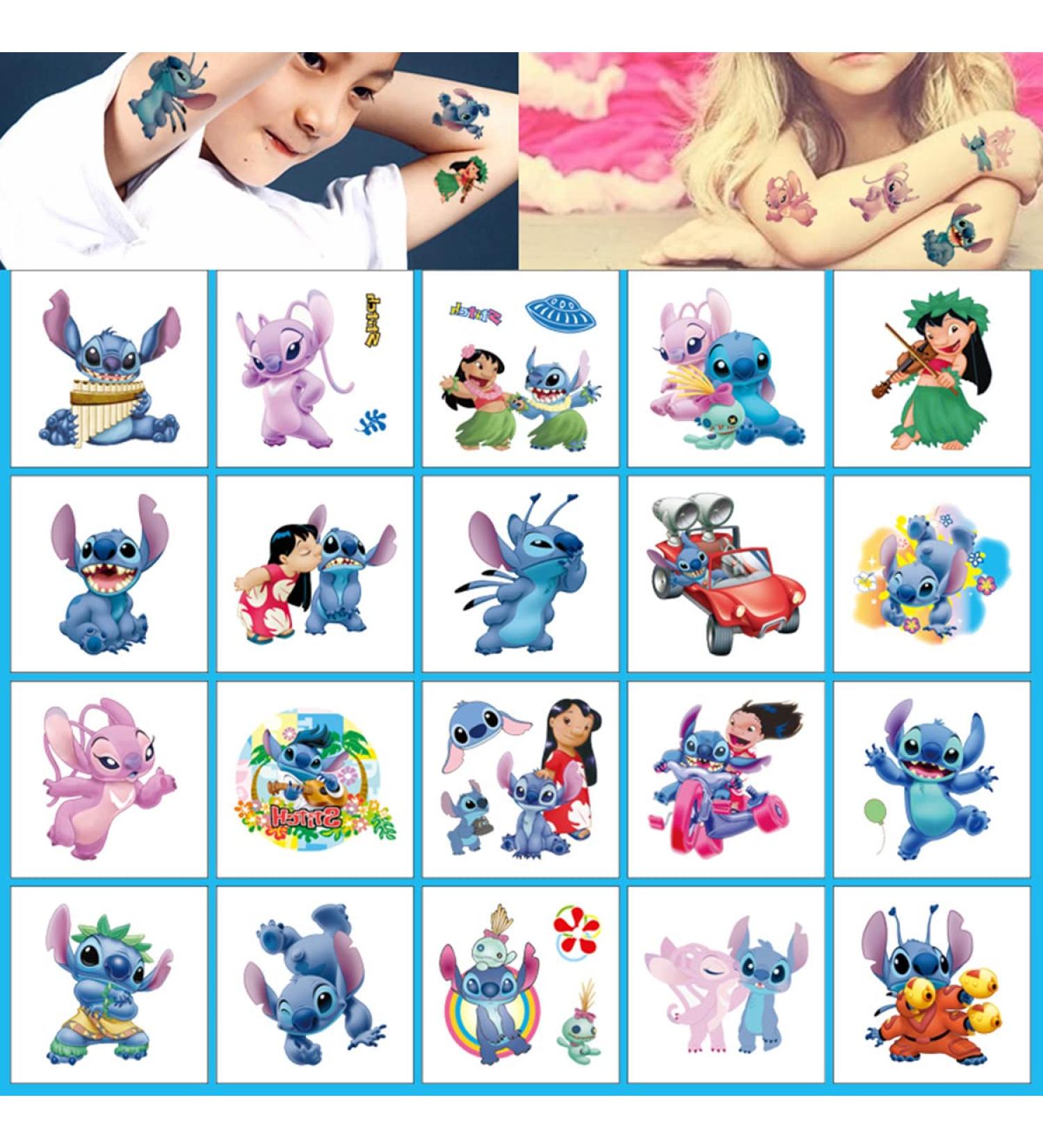 Stitch Birthday Party Supplies  60PCS Stitch Temporary Tattoos Party Favors  Cute Fake Tattoos Stickers Cartoon Party Decorations for Kids Boys Girls Party Gifts Birthday Decorations Rewards Gifts - Buy Online on GoSupps.com