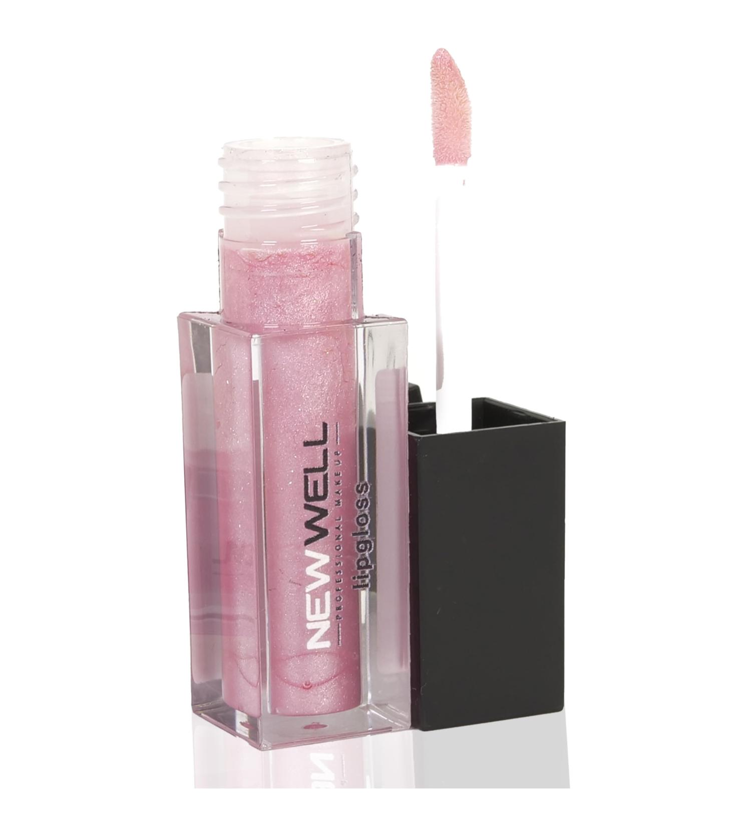 Newwell Shiny Lip Gloss - 24-Hour Moisturizing Vegan Formula for Full-Looking Lips - Pink - 01 Pink - Buy Online on GoSupps.com
