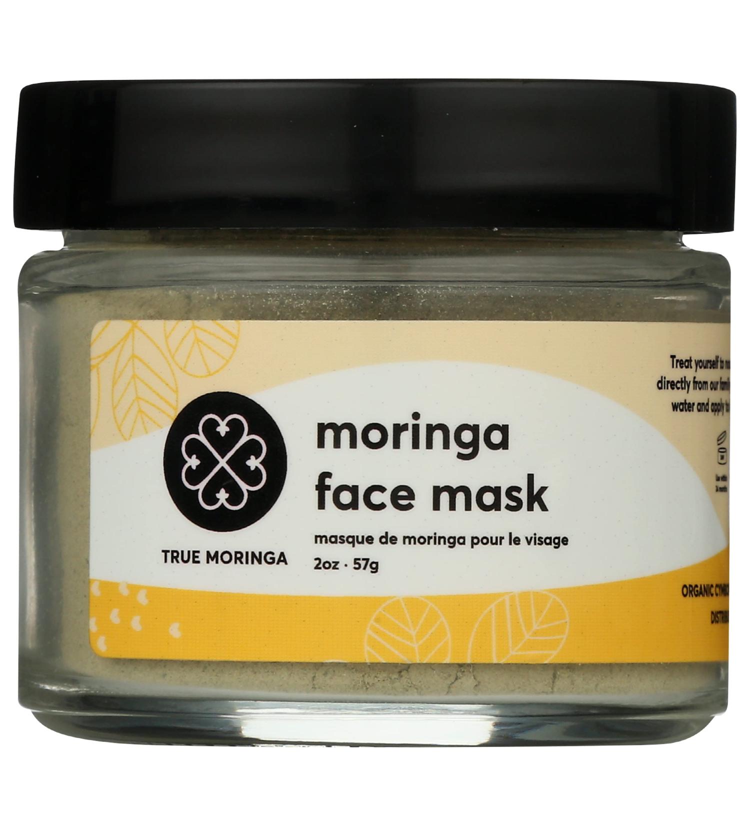 True Moringa Moringa Face Mask | Deep Pore Detox & Clarifying Facial Mask | Vegan Skincare for Radiant Skin - Buy Online on GoSupps.com