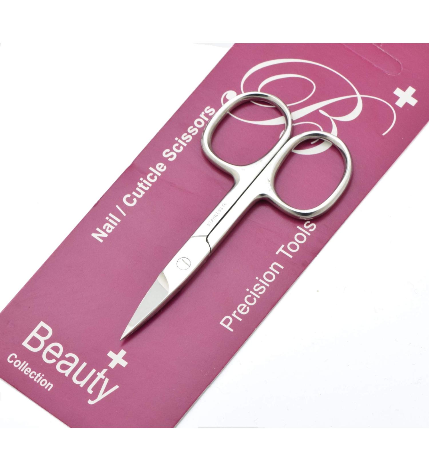 Nail Scissors for Women & Men use for Manicure Pedicure Hair & Beard Grooming. Professional Stainless Steel Straight Curved Arrow Pointed Scissor for Nails Cuticle & Hair Removal. (Straight 9cm)
