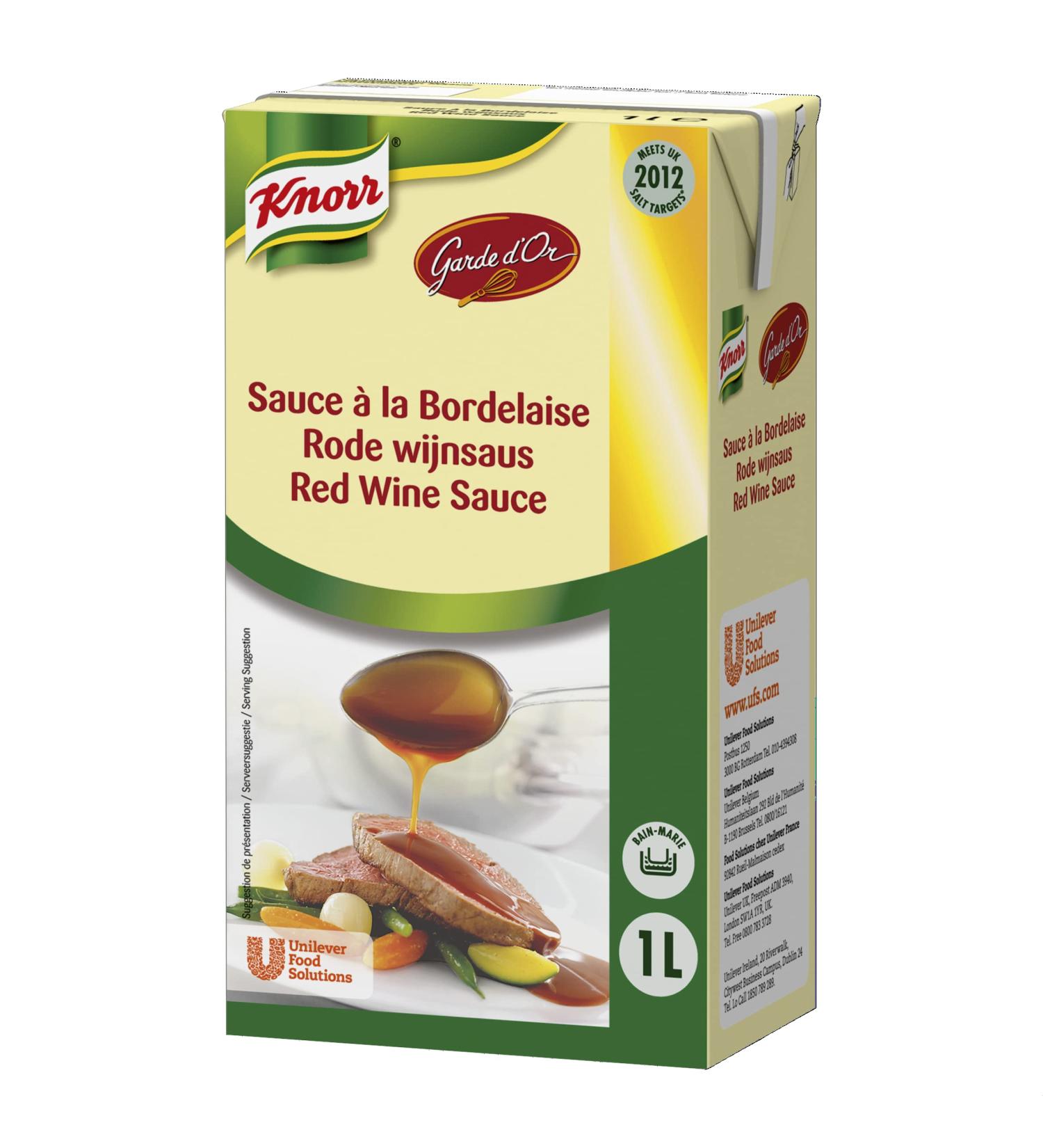 Knorr Garde D'or Red Wine Sauce 1 Litre