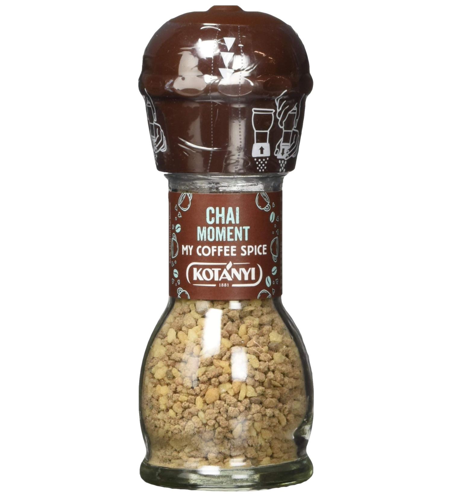 Kotanyi Chai Moment Coffee Topping | Aromatic Cinnamon & Cardamom Blend | 4 Pack (4 x 63g) - International Shipping Available - Buy Online on GoSupps.com