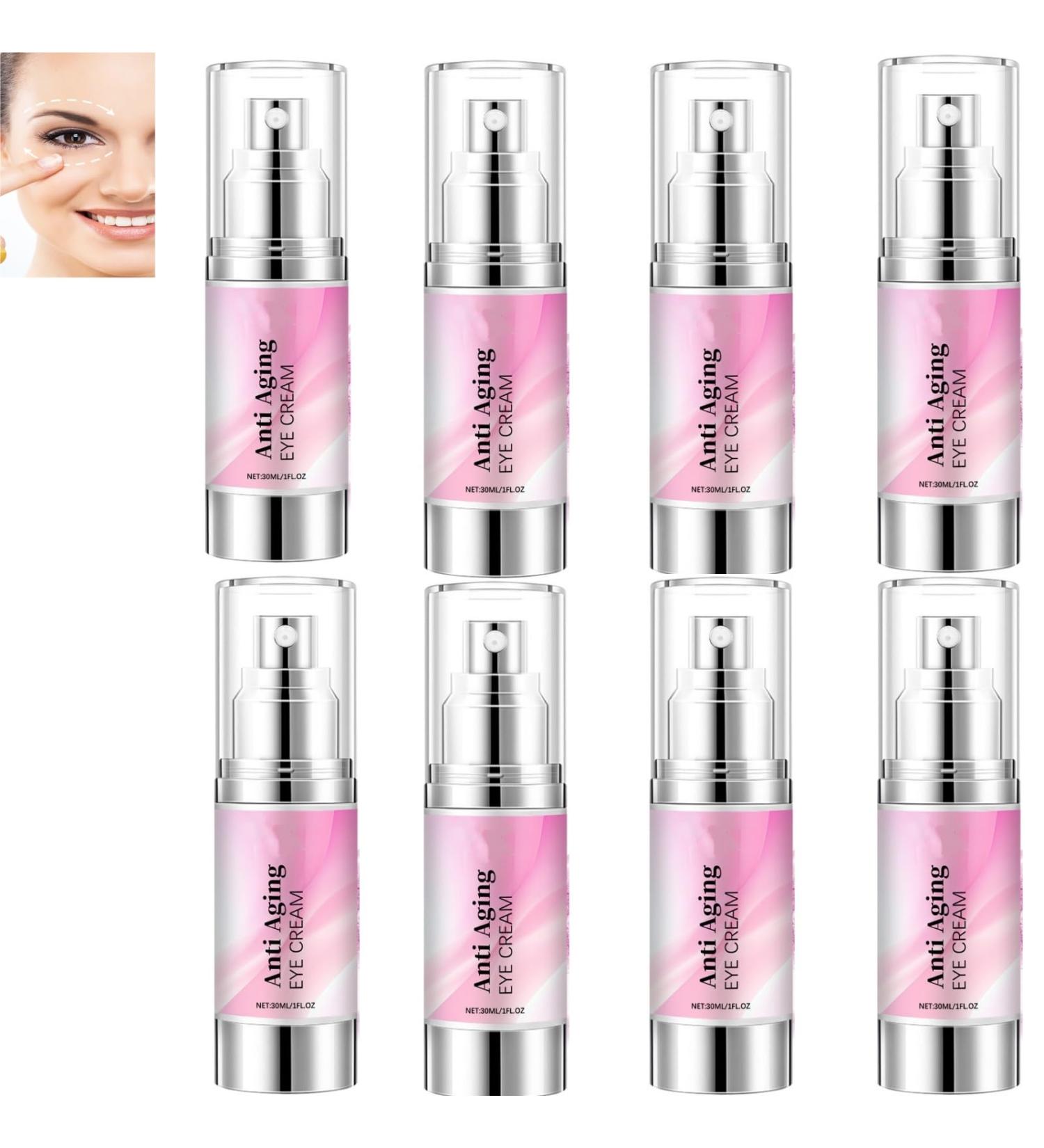  ZHJZGS Anti-Aging Eye Cream - Moisturizing Dark Circle Reducing & Fine Line Fading Eye Cream for sensitive skin smoothing wrinkles puffiness and under-eye bags Moisturizing for everyone (8PCS) - Buy Online on GoSupps.com