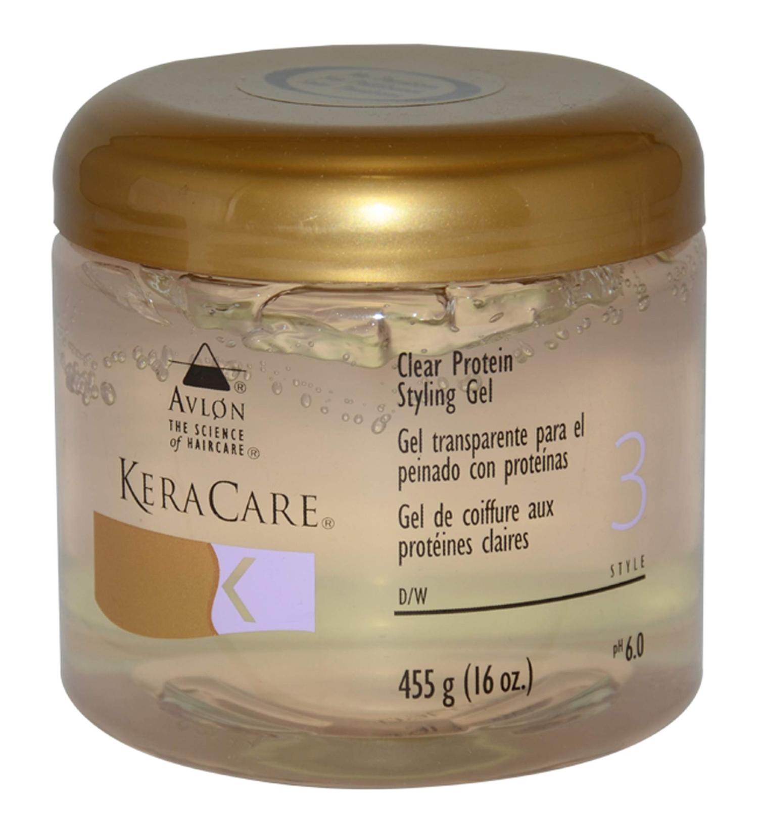 Avlon Keracare Protein Styling Gel (Clear) (16Oz) 1 Pound (Pack of 1)