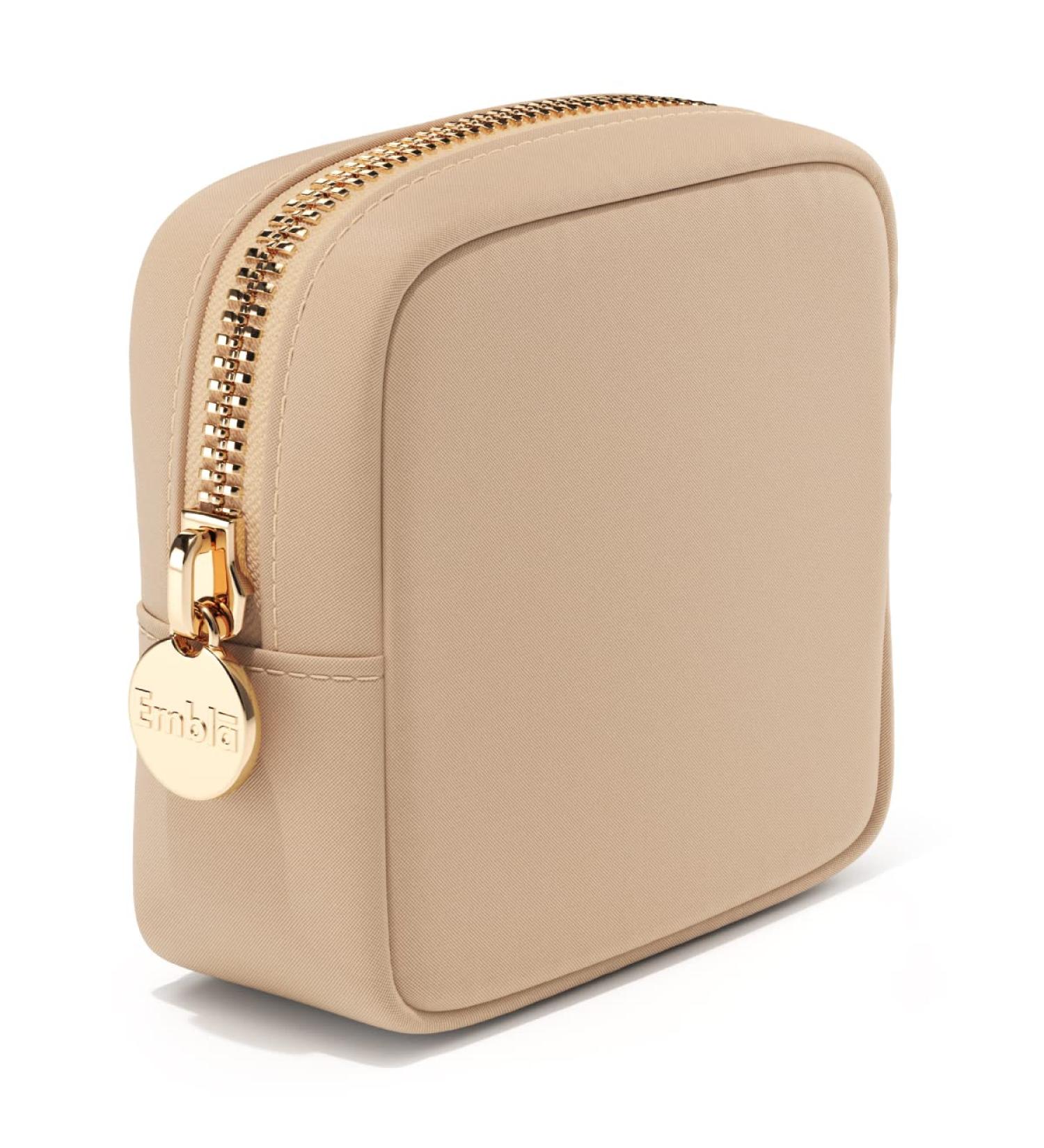 Embla Nylon Makeup Bag Travel Toiletry Organizer - Zipper Pouch Clutch Coin Purse - Buy Online on GoSupps.com