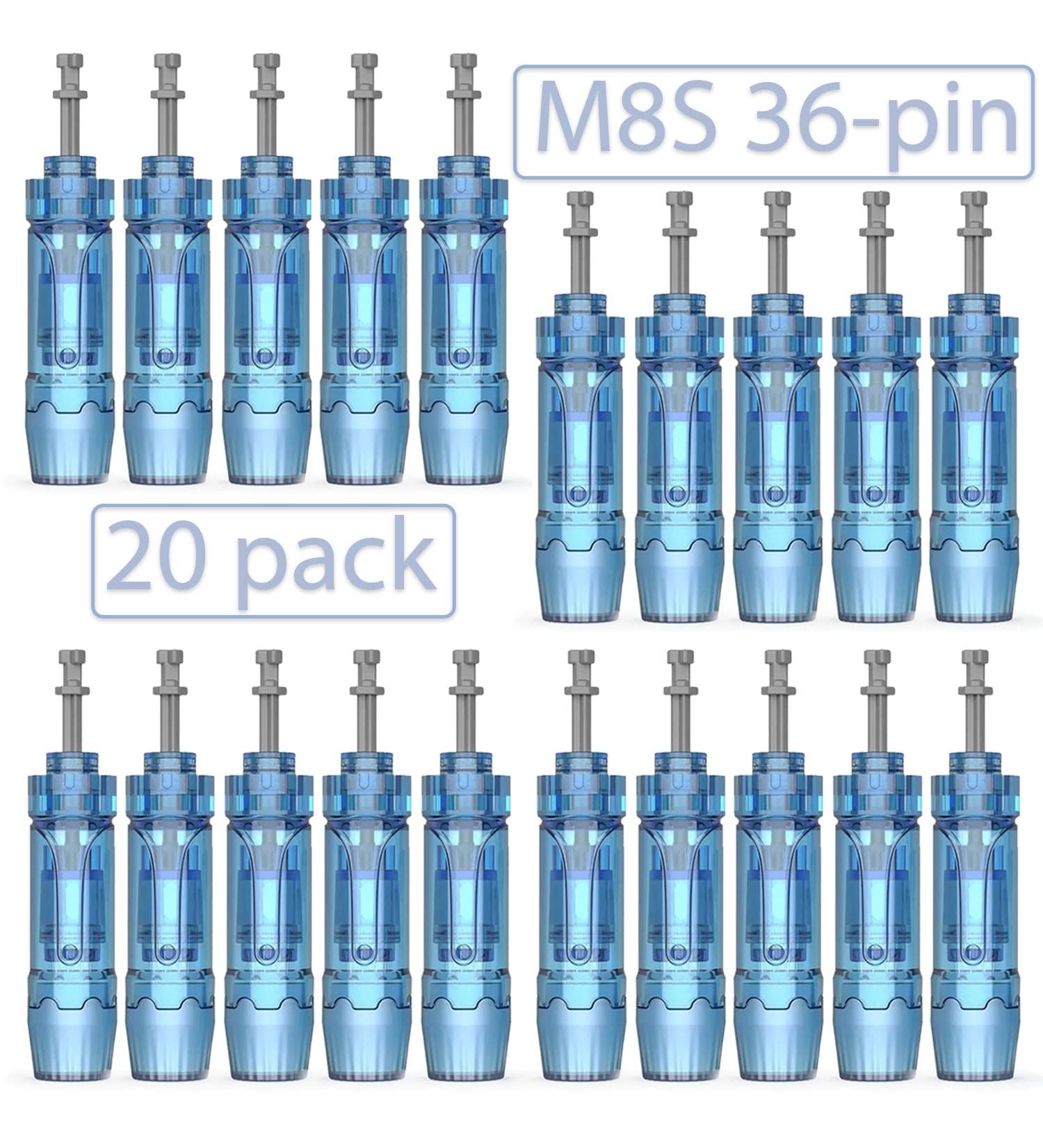 Dr.Pen Ultima M8S 36-pin Cartridges - Compatible with A9, A11, A8S, M8S & Bio Pen Q2 - 20 pcs - Original Replacement Parts - Buy Online on GoSupps.com