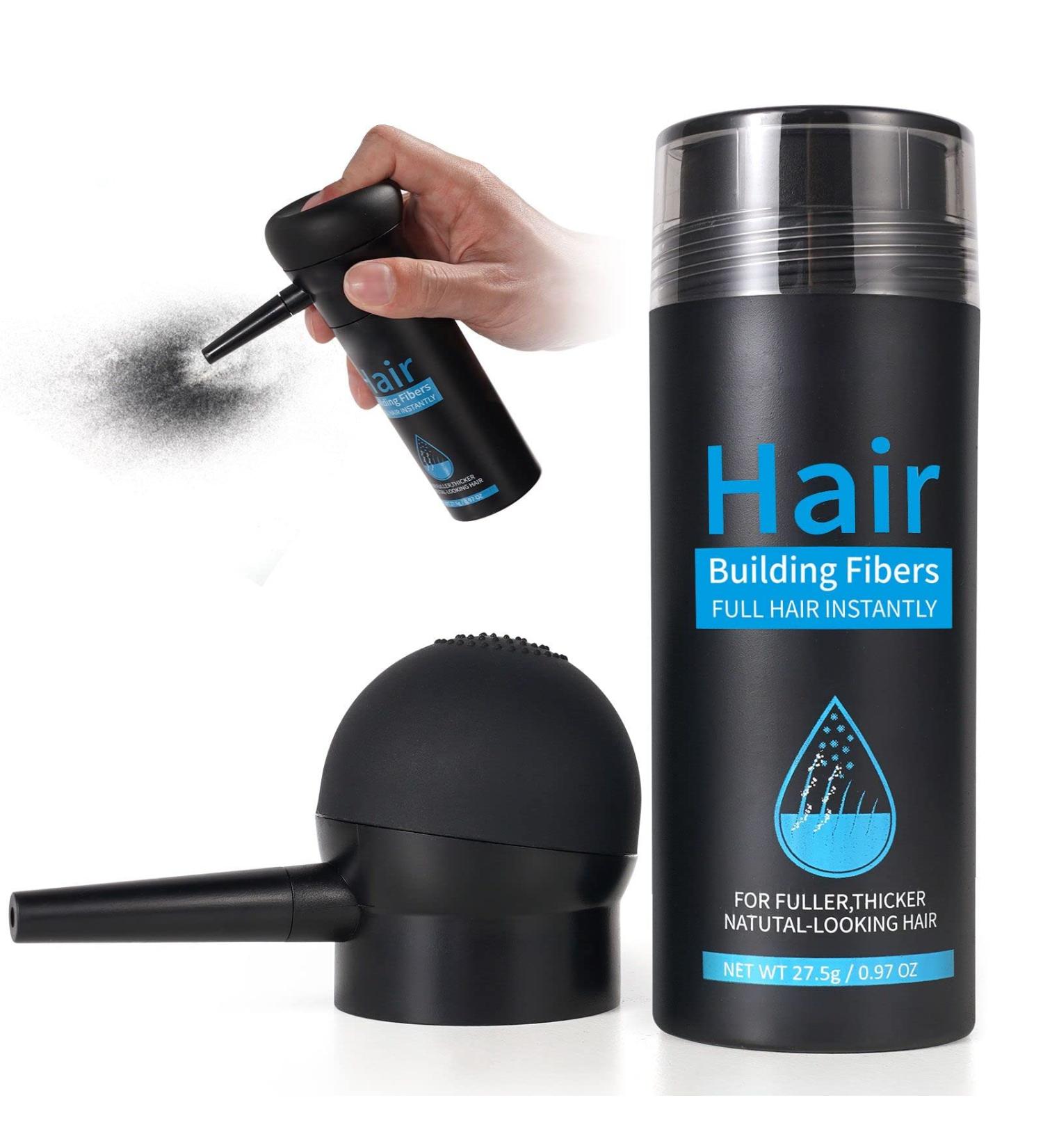 Professional Quality Hair Fibres Hair Fibres Light Brown for Thinning Hair Completely Conceals Hair Loss in 15 Seconds Undetectable & Natural Hair Loss Product for Women and Men (Light Brown) - Buy Online on GoSupps.com