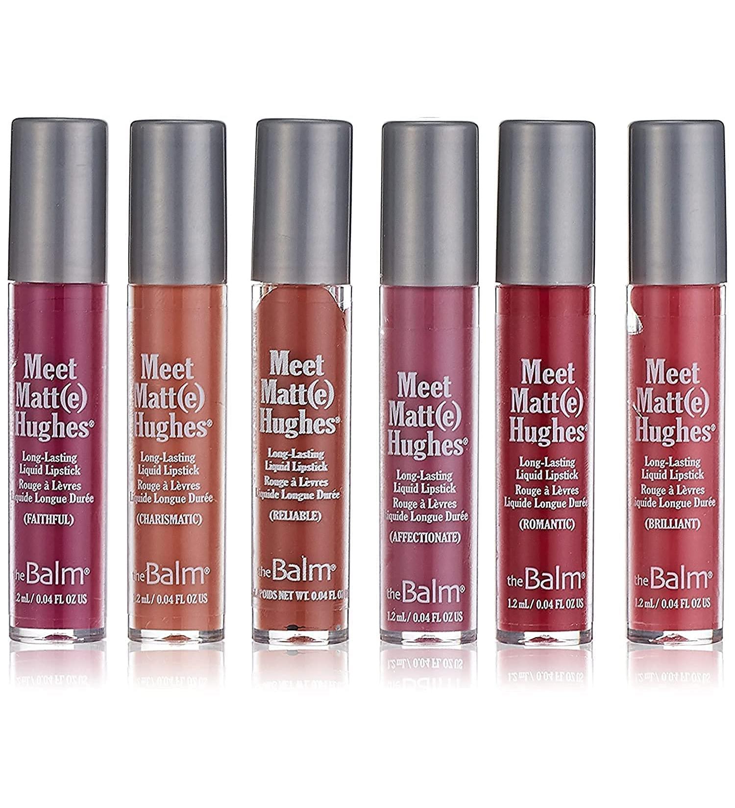 Buy theBalm Meet Matte Hughes Set of 6 Mini Long-Lasting Liquid Lipsticks - Volume 2 | International Shipping Available - Buy Online on GoSupps.com