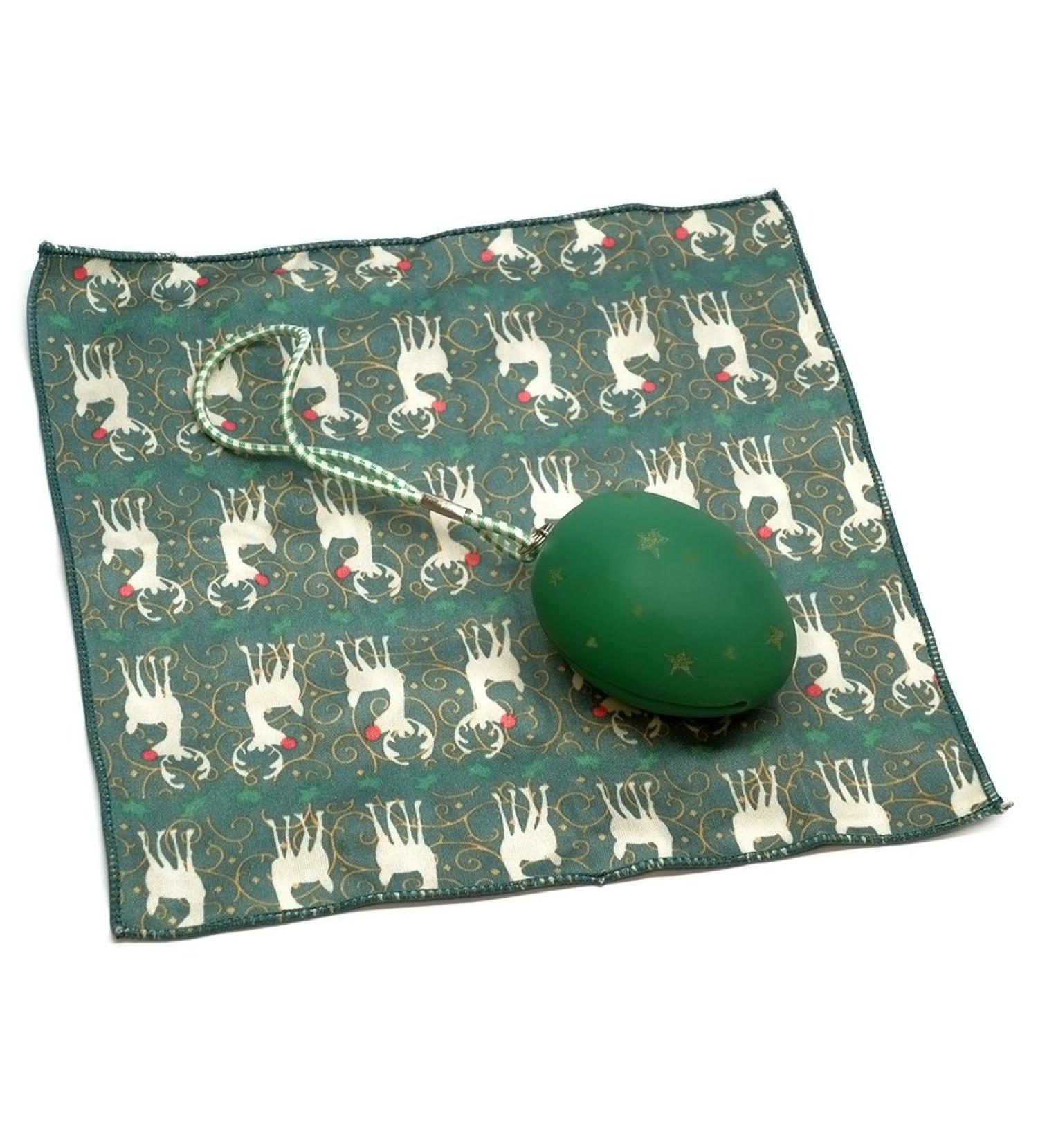 Holiday Christmas Theme Cleaning Cloth - Festive Egg Design for Easy Cleaning - Buy Online on GoSupps.com