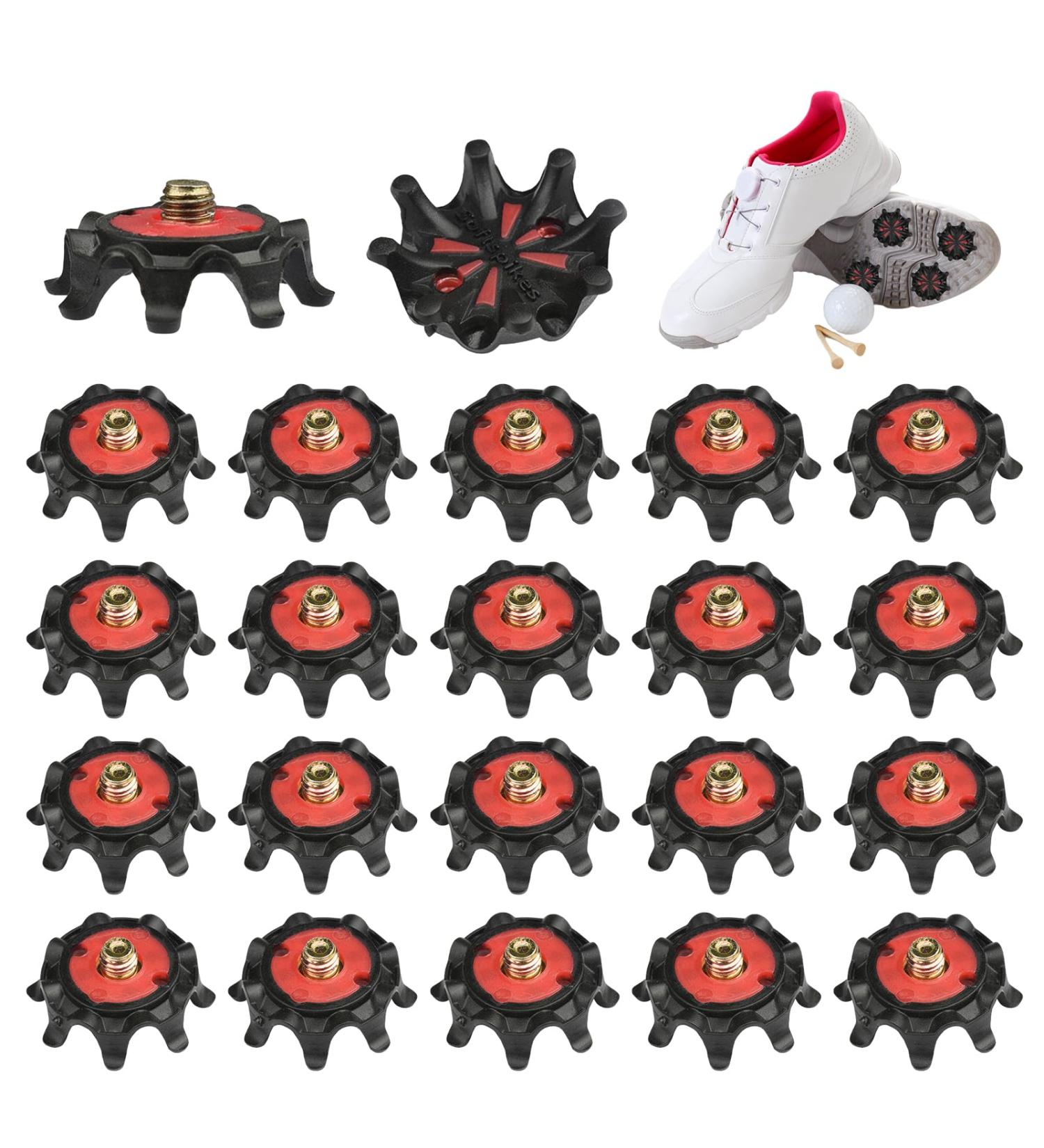 20 Pieces Golf Shoe Spikes Replacement - Anti-Slide Cricket Spikes & Easy Install for Golf Lovers - Buy Online on GoSupps.com