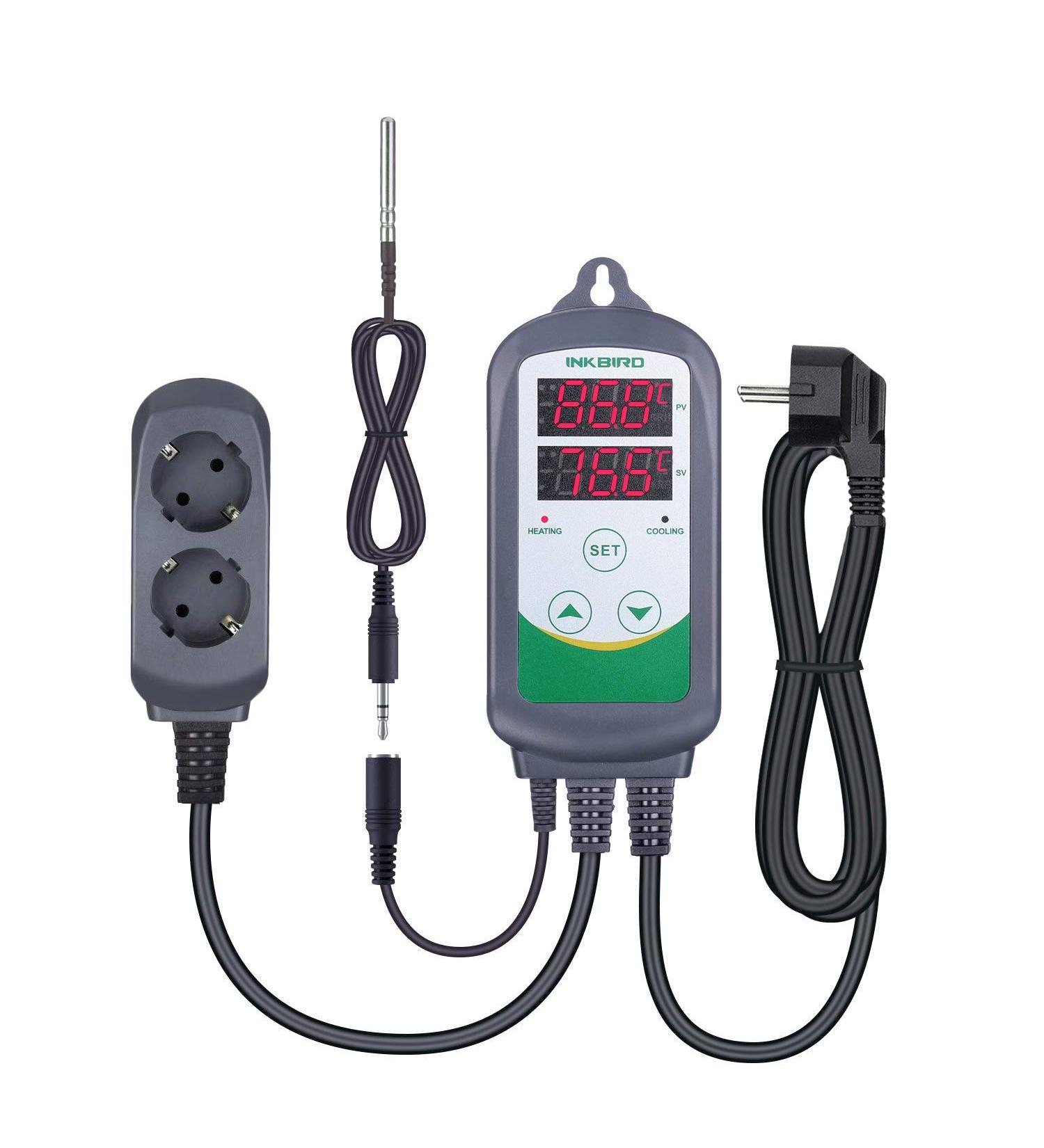 Inkbird ITC-308S Digital Temperature Controller & Thermostat with NTC Probe - International Shipping Available - Buy Online on GoSupps.com
