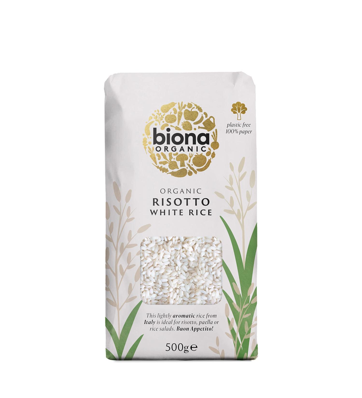 Biona Organic Risotto Rice White 500g - Pack of 1 | Premium Quality - Buy Online on GoSupps.com