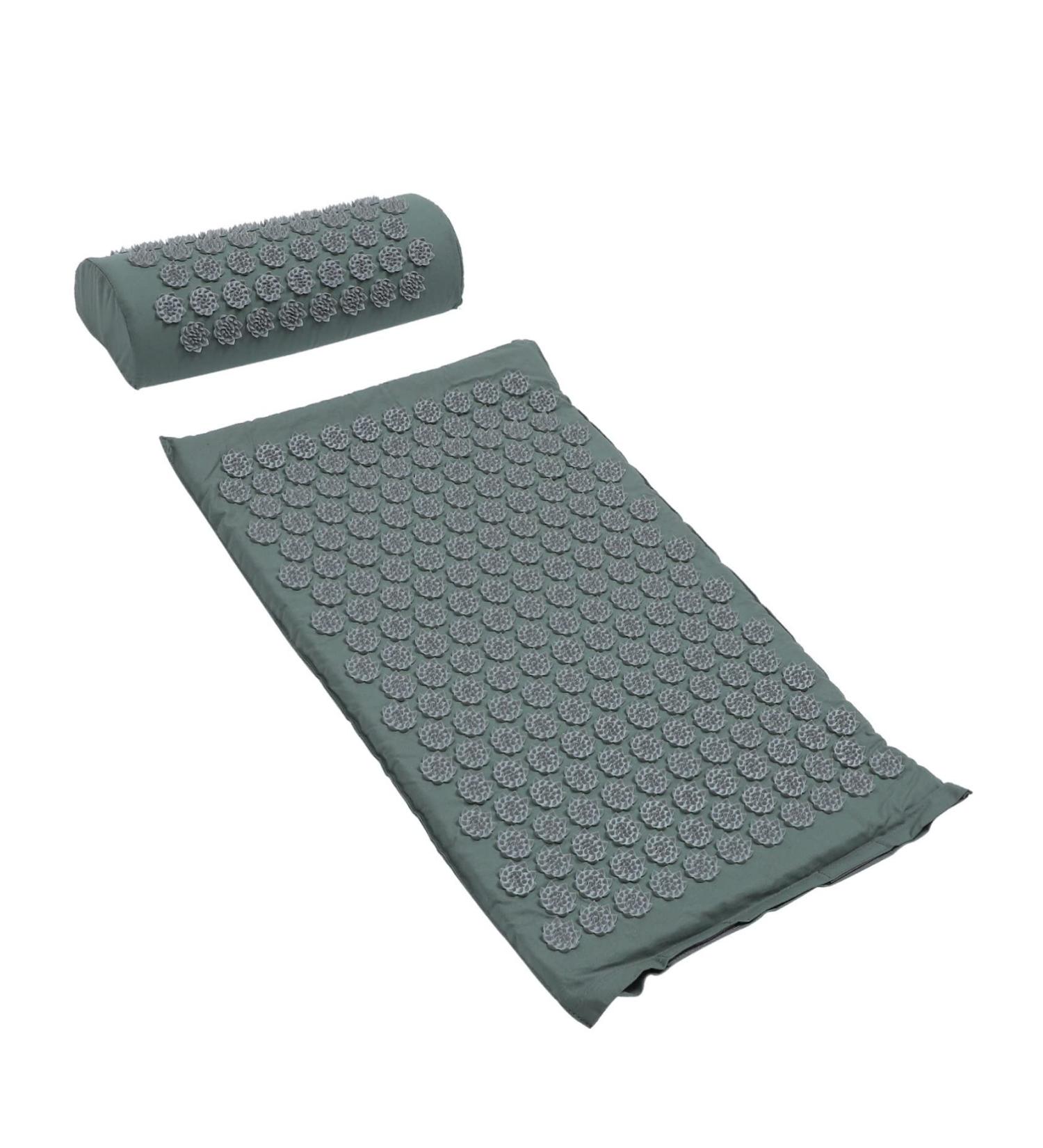 Fomiyes 2-in-1 Acupuncture Massage Pillow & Mat | Shiatsu Yoga Accessories | Washable Massage Pads for Relaxation - Buy Online on GoSupps.com