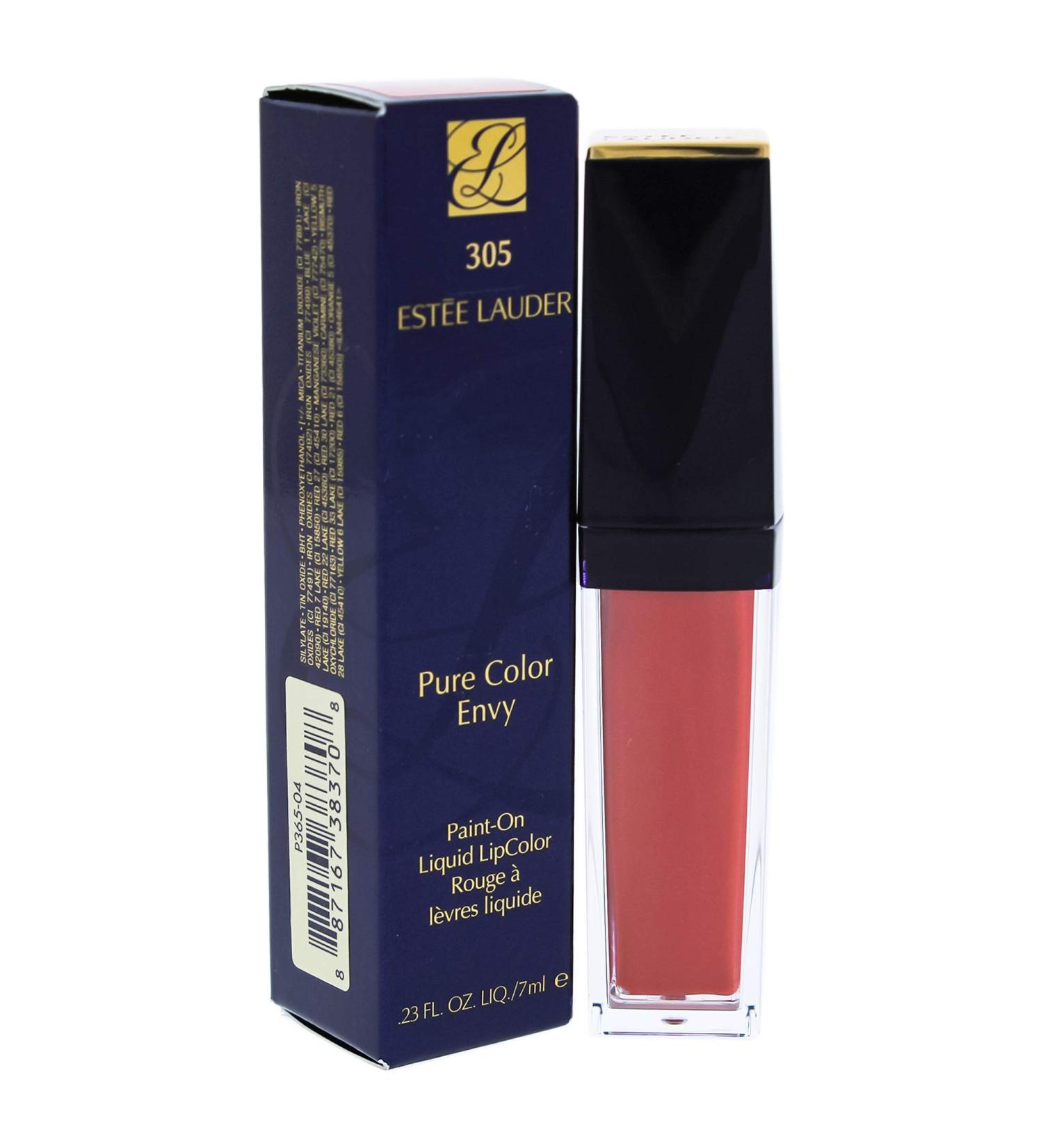 Estee Lauder Pure Color Envy Paint-On Liquid Lip Color for Women  305 Patently Peach- 0.2  0.23 Ounce