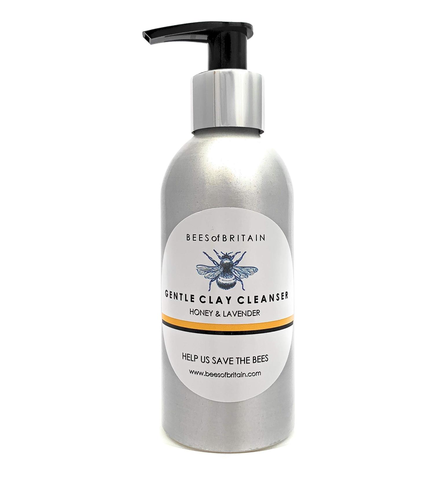 BEES of BRITAIN - 99% Natural - Clay Cleansing Lotion - Honey Lavender. Cleanse Hydrate. pH 5.5 Sensitive Skin. We Donate 5% of our Profit to Save Bees + Pollinators. 150ml - Buy Online on GoSupps.com