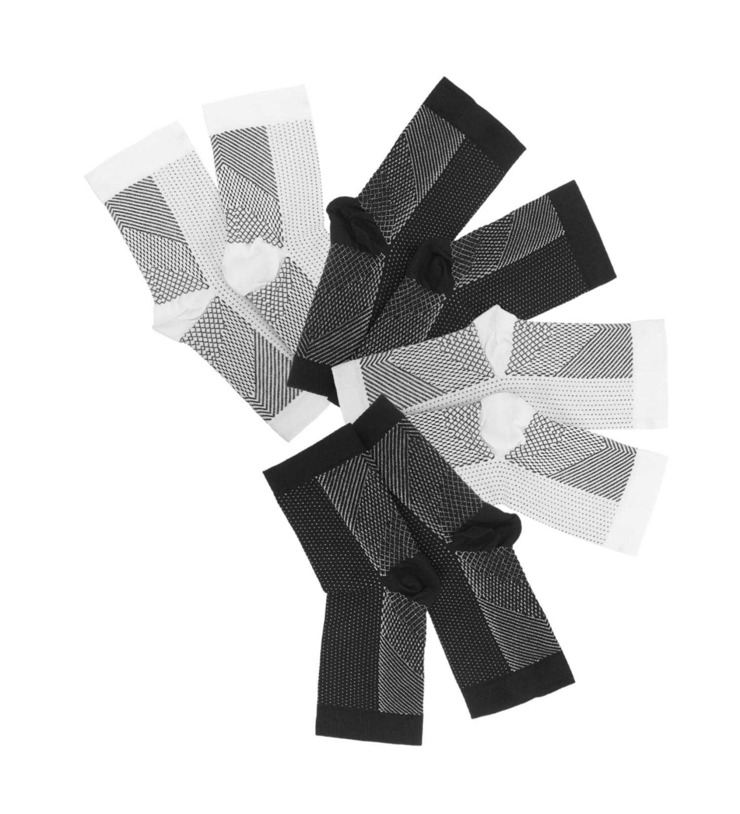 Kisangel 4 Pairs Ankle Socks - Unisex Pressure Sock & Foot Protector for Sports | Plantar Support & Comfort - Buy Online on GoSupps.com