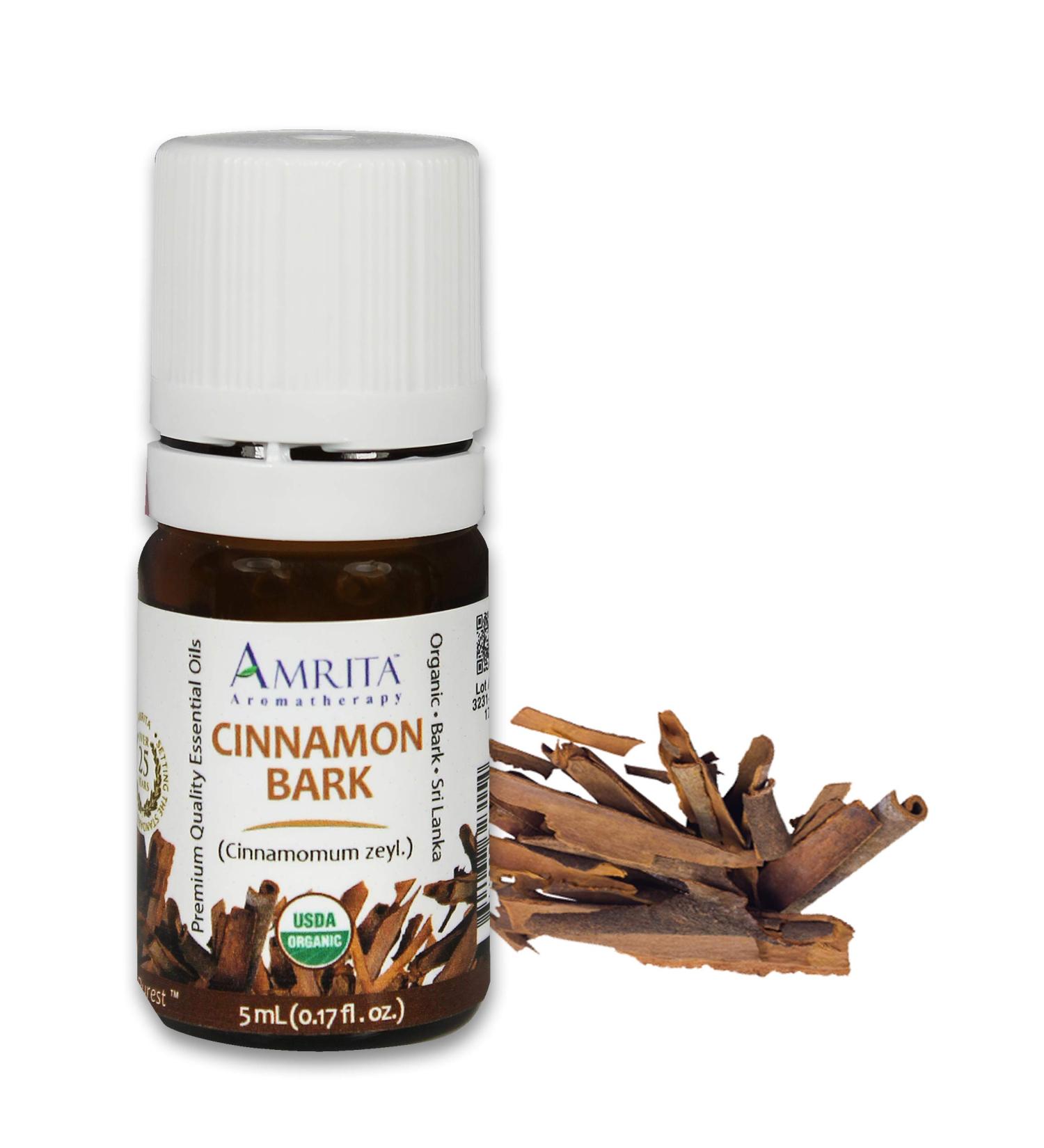 Organic Cinnamon bark Essential Oil 100% Pure Undiluted Cinnamomum zeyl Therapeutic Grade Premium Quality Aromatherapy Oil Tested & Verified 5ML 0.17 Fl. Oz 0.17 Fl Oz (Pack of 1) - Buy Online on GoSupps.com