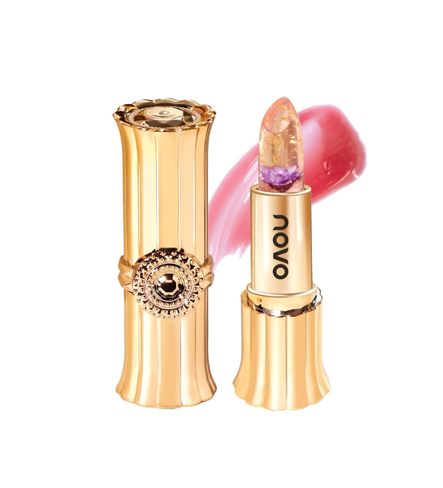 Novo Color-Changing Flower Lip Balm - Hydrating Moisturizing Lip Balm with Temperature-Sensitive Tint Non-Stick Smudge-Proof Natural Glow for All Skin Tones Gift-Ready Blue Rose (3.3g) - Buy Online on GoSupps.com