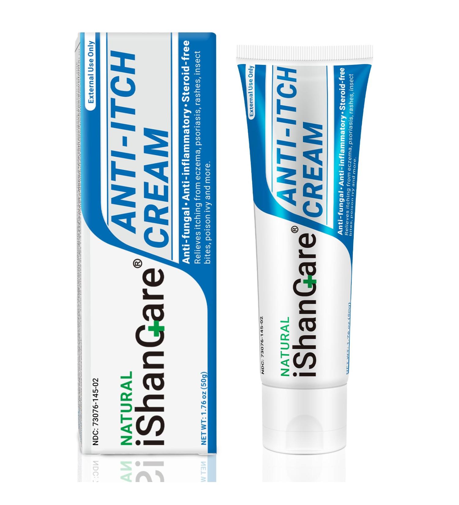 iShanCare Anti Itch Soothing Cream Extra Strong Skin Itch Relieving Ointment for Full Body Itching Caused by Seasonal Changes Dermatitis Eczema Rashes Psoriasis Hives Bu - Buy Online on GoSupps.com