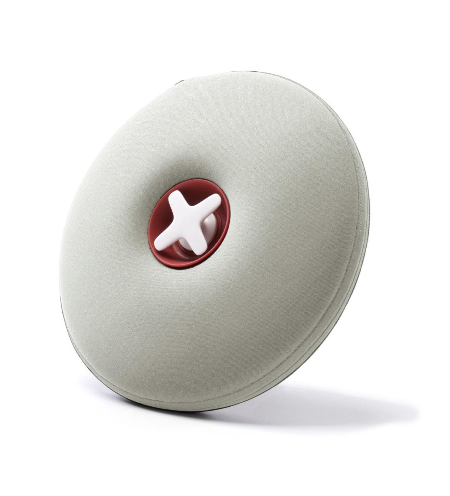 Authentics Pill Hot Water Bottle 1.9L with Neoprene Cover - White-Grey | Warmth & Comfort for All - Buy Online on GoSupps.com