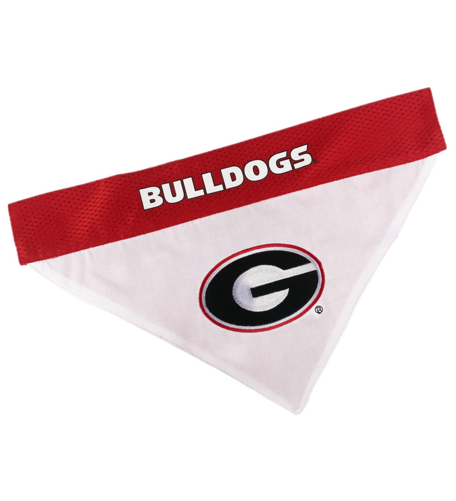 Georgia Bulldogs Reversible Bandana | Pets First Collegiate Pet Accessories | Large/X-Large - Buy Online on GoSupps.com