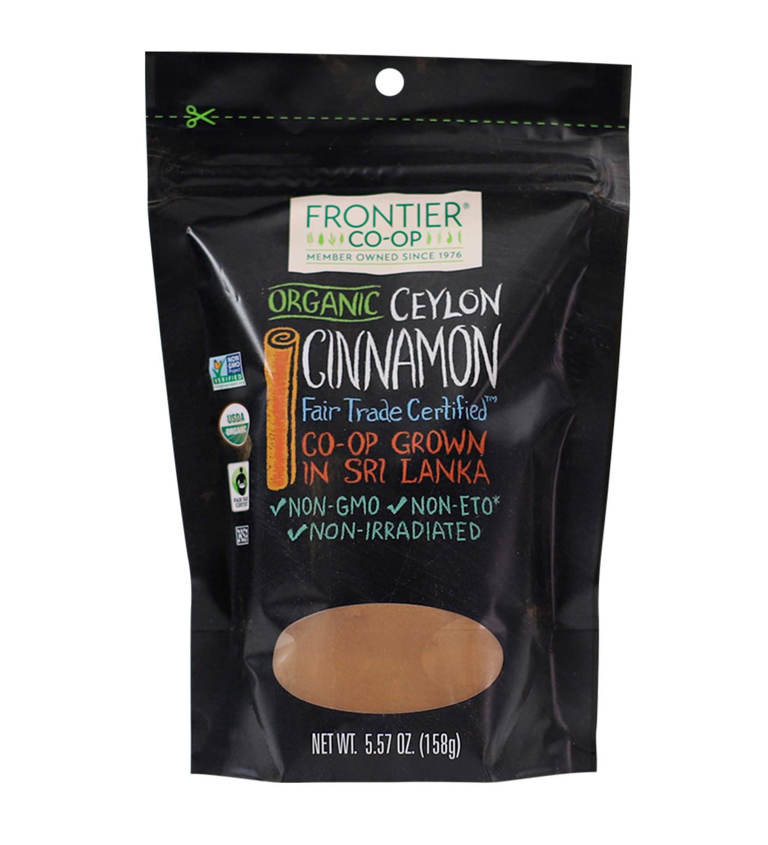 Frontier Co-op Organic Ceylon Cinnamon 5.57 oz | Premium Spice for Healthy Cooking - Buy Online on GoSupps.com