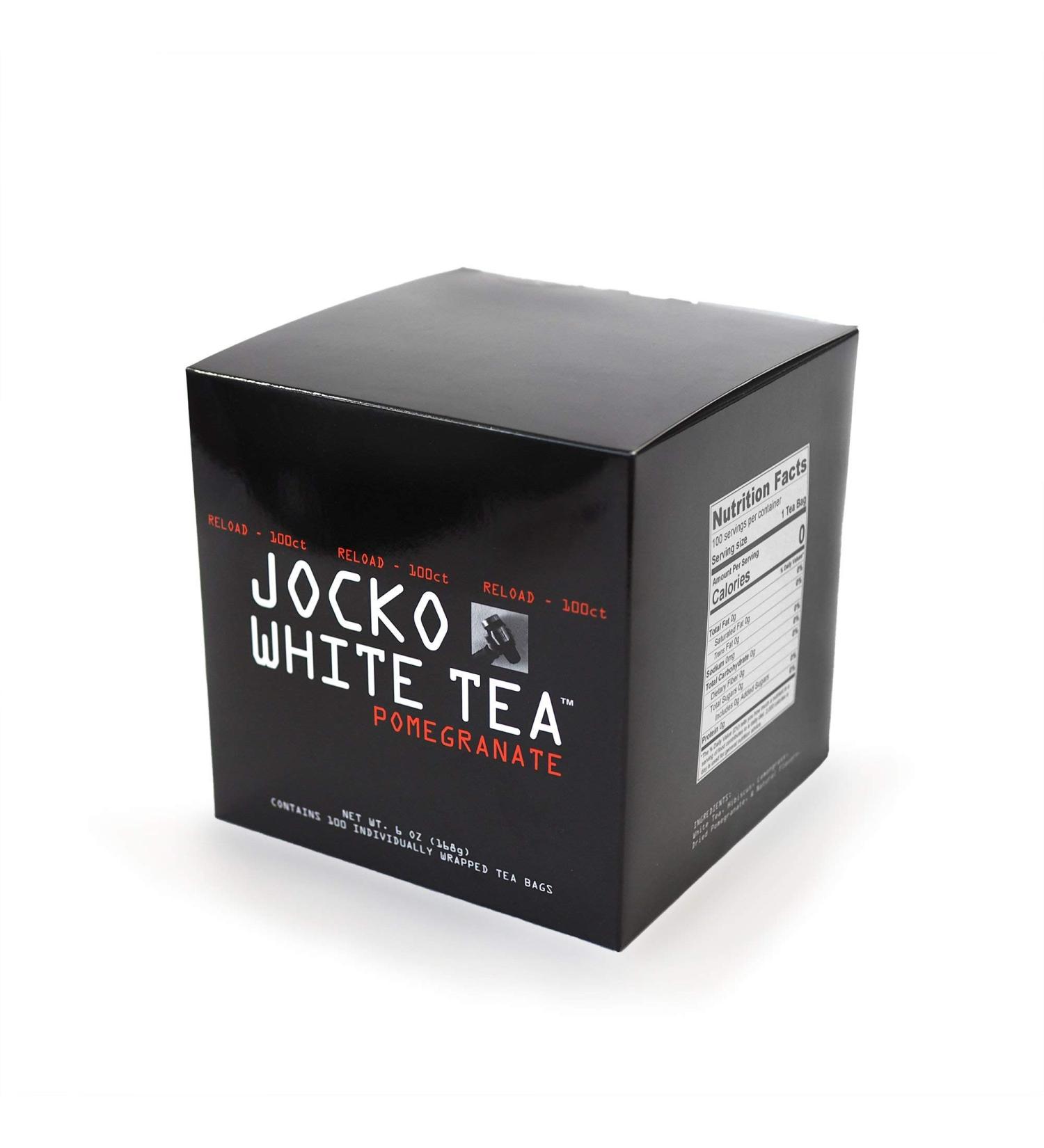 Jocko White Tea RELOAD 100 CT - 100 Count Pack - Buy Online on GoSupps.com