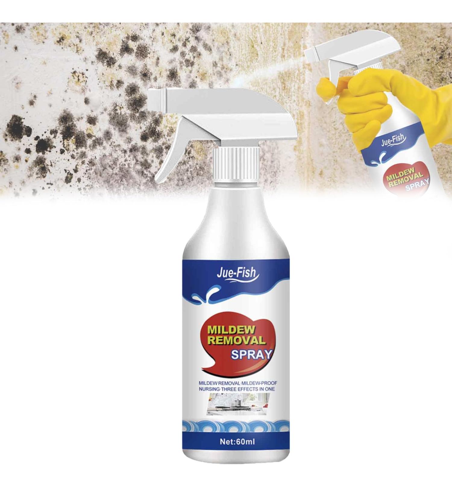 Jue-Fish Mould Spray Jue Fish Mildew Removal Spray Powerful Mould Remover Spray Quickly Mold Removal Spray Mould And Mildew Removal Spray Suitable For Walls Tiles Kitchens Bathrooms (1PC) - Buy Online on GoSupps.com
