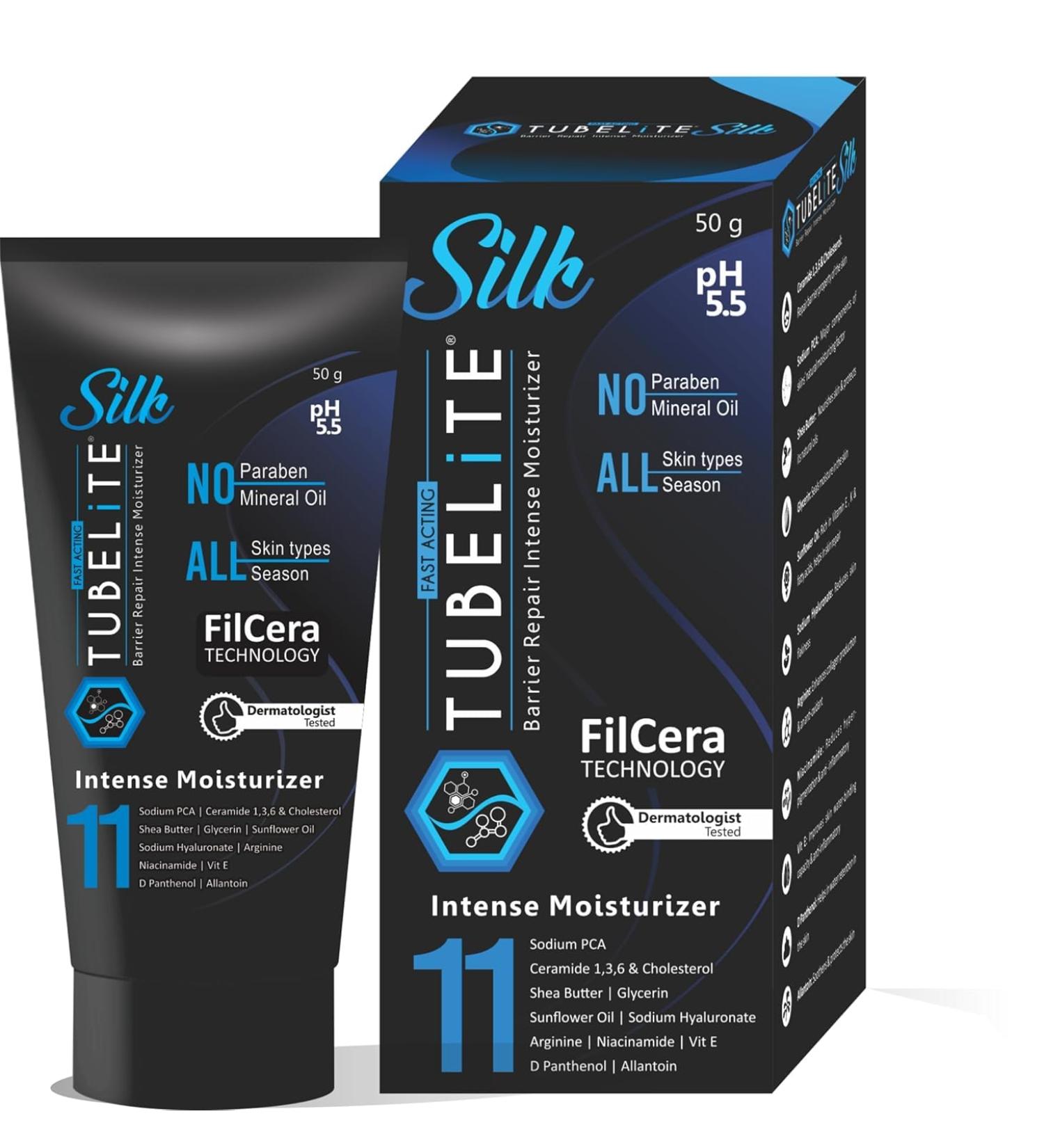 Silk Barrier Repair Intense Moisturizer 50g | pH 5.5 | Best Skin Hydration & Repair Formula for All Skin Types - Buy Online on GoSupps.com