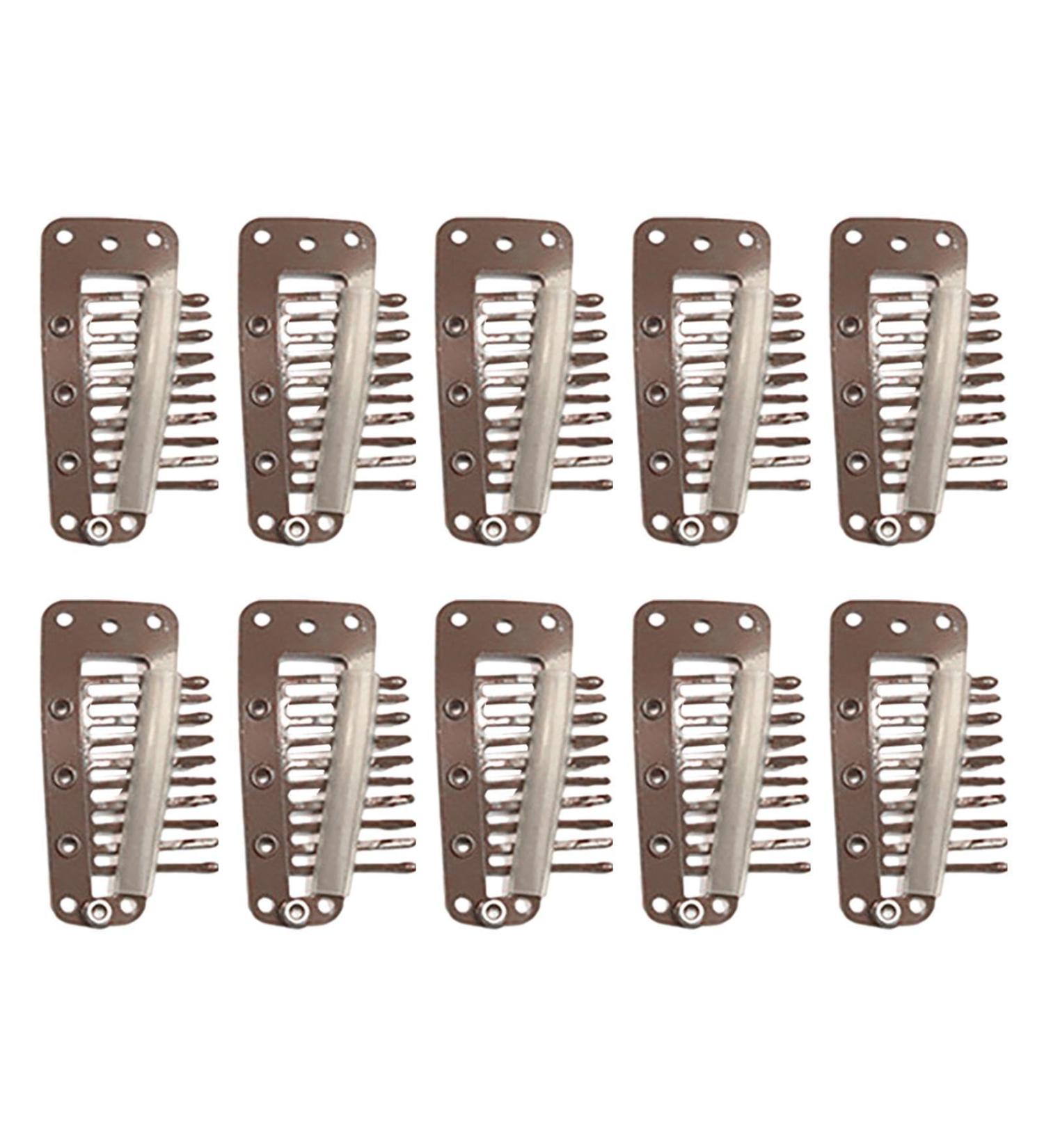 Chunni Dupatta Clip - 10 PCS Hair Extension Clips 10 Teeth Wig Snap Clips Chunni Grip Hair Clip Reusable Chunni Clips Strong Snap Hair Clips Portable Wig Clips Gifts - Buy Online on GoSupps.com