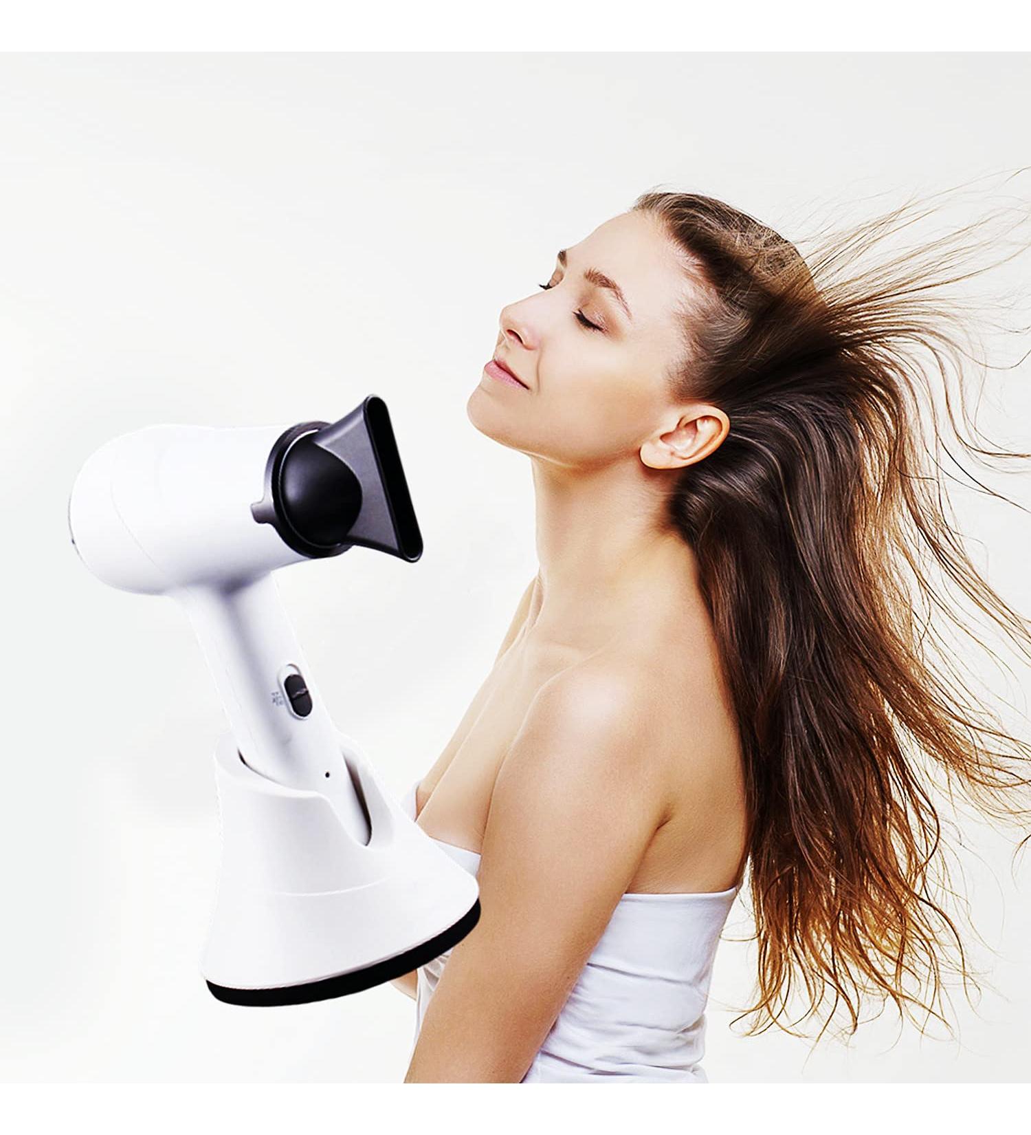 Cordless Hair Dryer Rechargeable Wireless Hair Dryer Portable Travel Hair Dryer for School Pet Care Hairdressing Oil Painting Drying - Buy Online on GoSupps.com