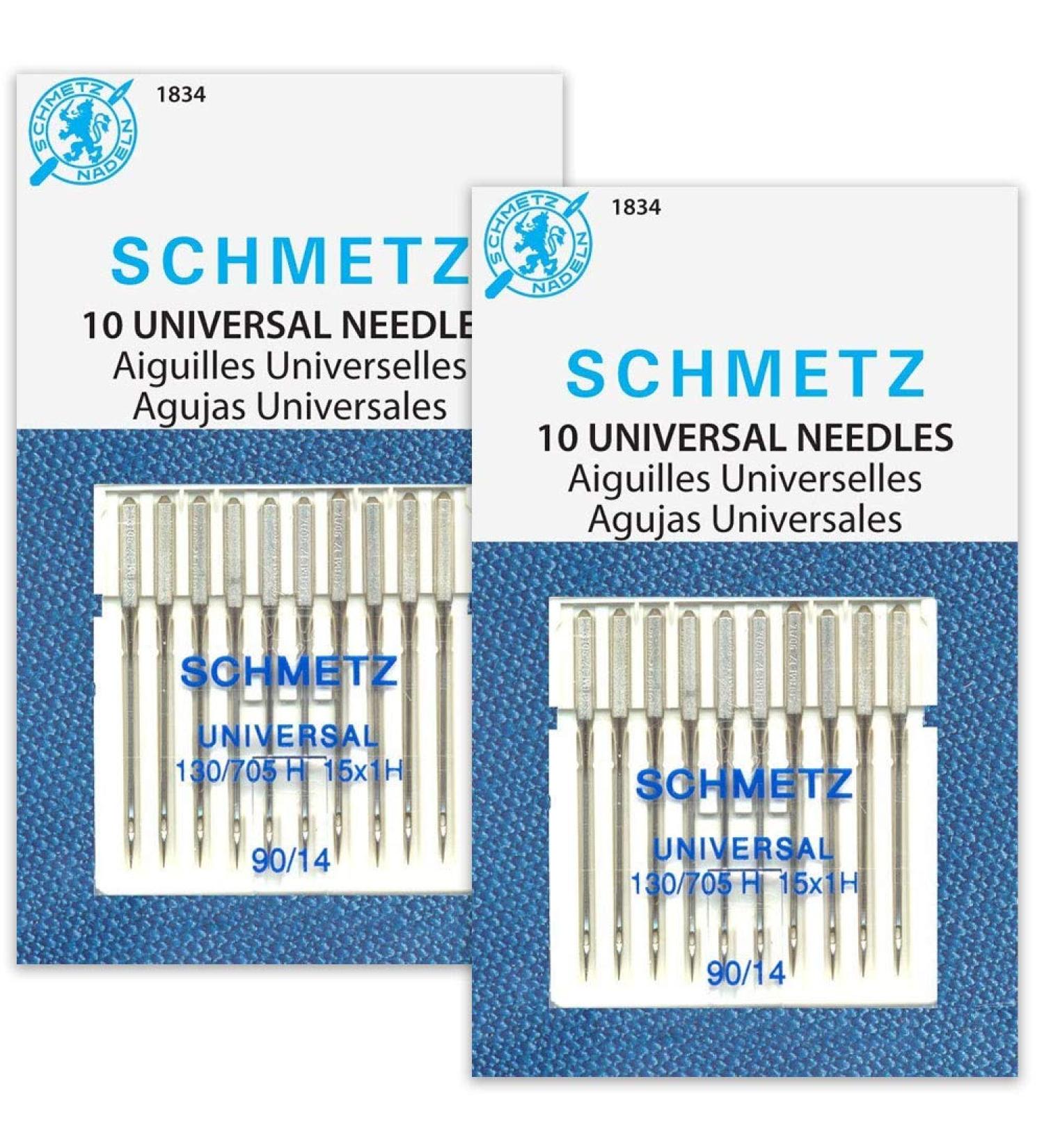 SCHMETZ Universal Household Sewing Machine Needles 90/14 - 2 Cards (20 Needles) - Buy Online on GoSupps.com