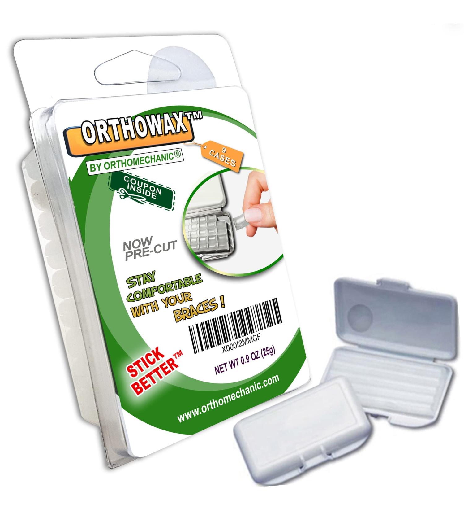 Genuine Orthowax - Superior Orthodontic Wax for Braces - Best Adhesion Guaranteed - Buy Online on GoSupps.com