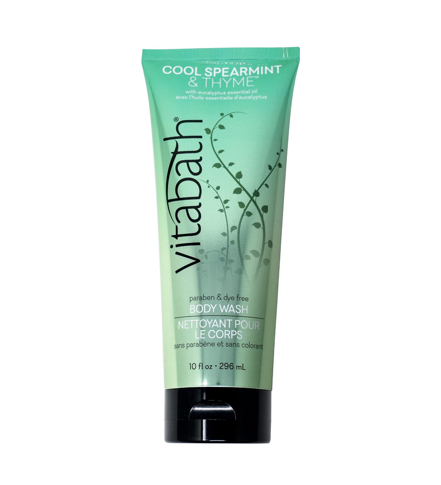 Vitabath Cool Spearmint & Thyme Body Wash and Body Polish Combo - 10 oz (Pack of 1) | Cruelty-Free & Paraben-Free | Moisturizing Bath Cleanser - Buy Online on GoSupps.com