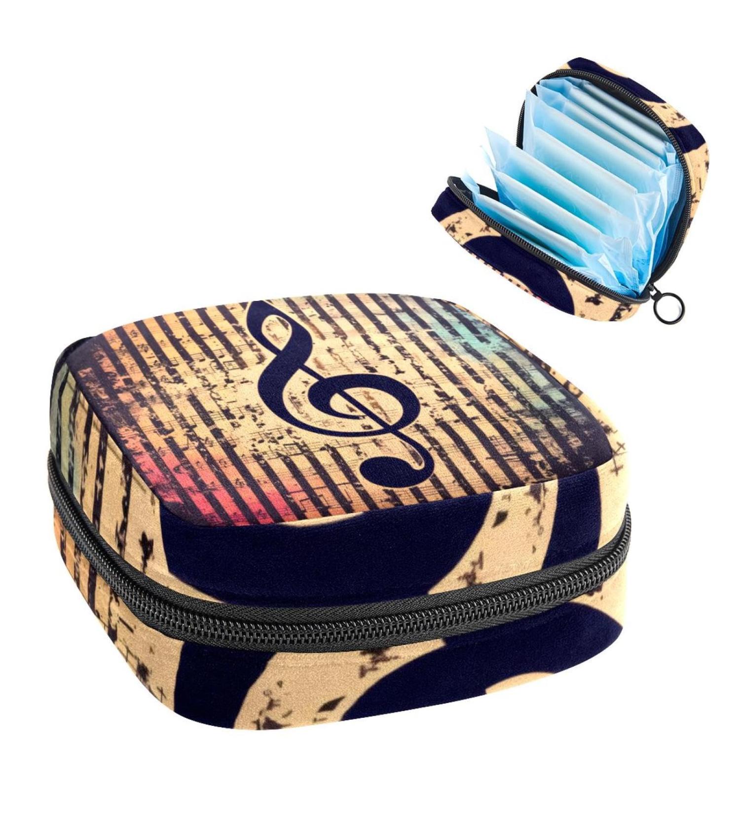 Large Capacity Dark Dragonfly Storage Bags for Women's Bandages Menstrual Cups & Makeup - Organizer for Travel - 4.7x6.6x6.6 in - Buy Online on GoSupps.com