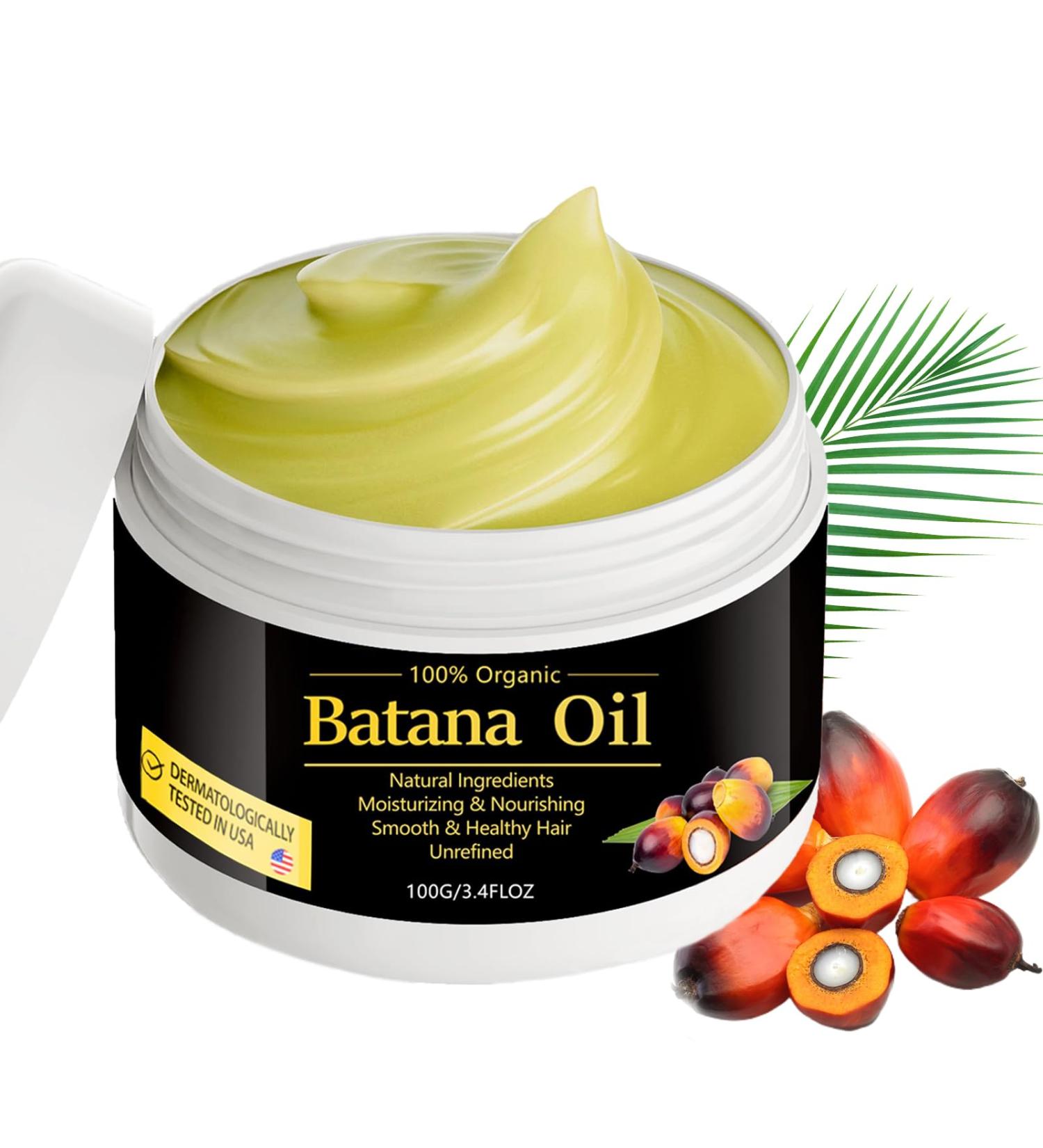 Organic Batana Oil for Hair Growth | Dr. Sebi Pure Hair Oil - Thicker Fuller Hair Prevents Loss & Repairs Split Ends | International Shipping - Buy Online on GoSupps.com