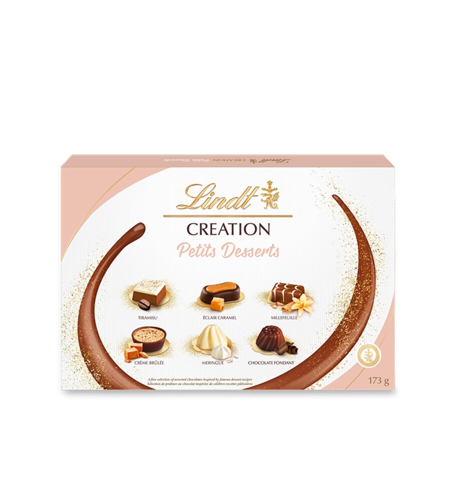 LINDT CREATION Petits Dessert Chocolate Gift Box Assorted Chocolate Varieties 173 Gram Gift Box Christmas Chocolate Holiday Gift - Buy Online on GoSupps.com