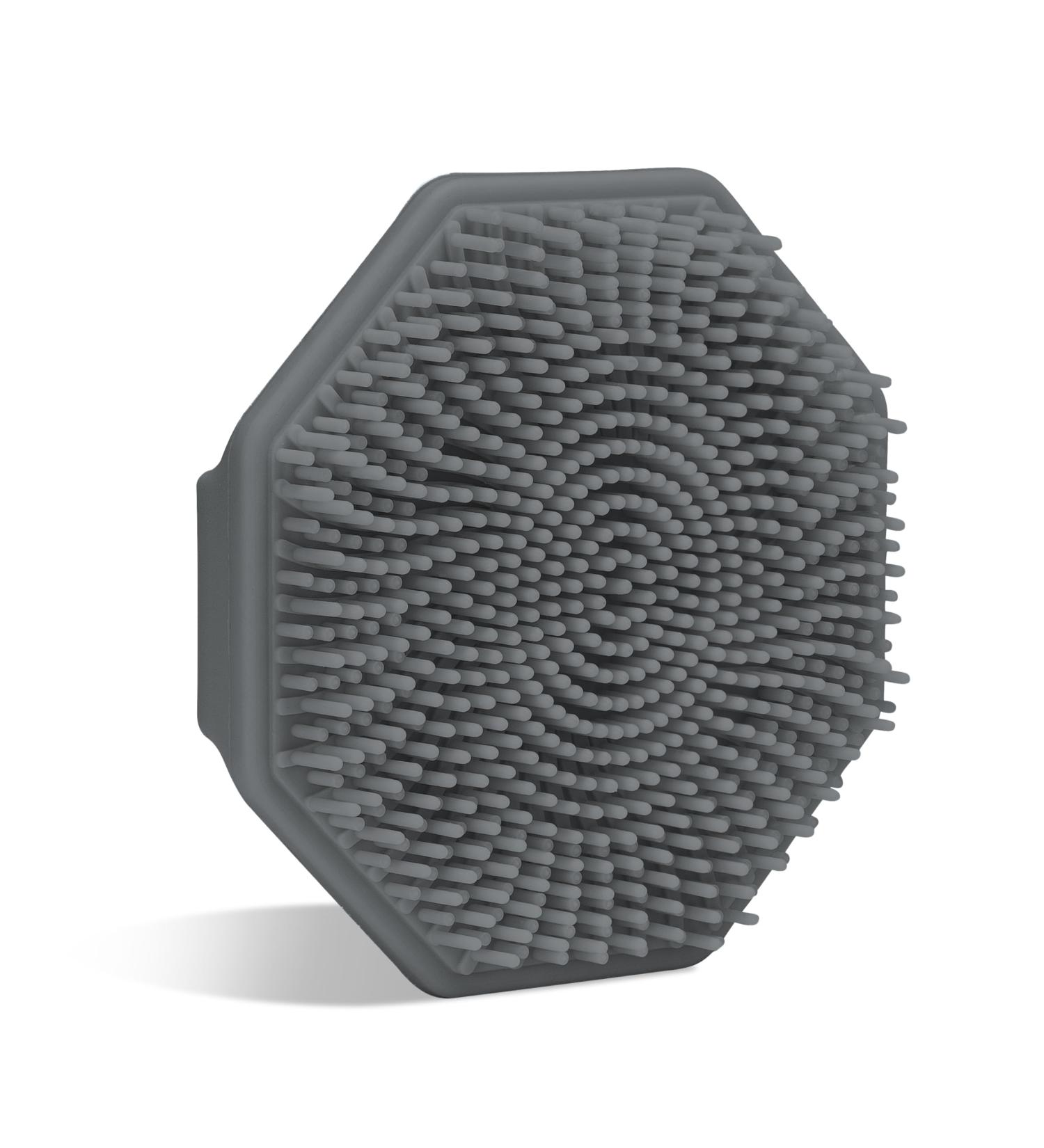 Sud Scrub Antimicrobial Silicone Face Scrubber for Sensitive Skin - Eco-Friendly Exfoliating Facial Cleansing Brush for Men & Women (Charcoal) - 1 Pack - Buy Online on GoSupps.com