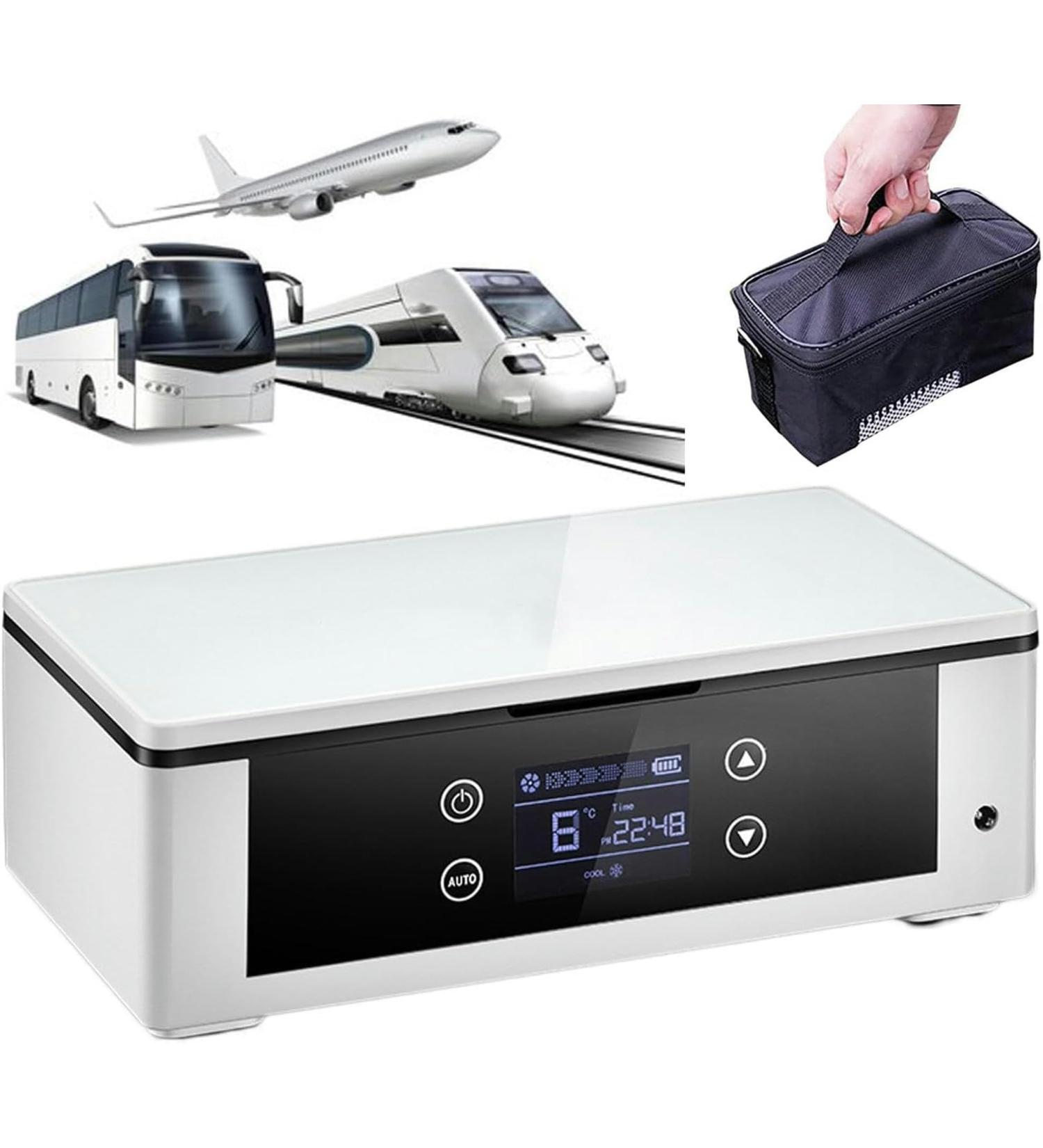 Diabetes Medicine Refrigerator And Insulin Cooler - Portable Car Cooling Box/intelligent Constant Temperature Cooling Suitable For The Elderly 1 Battery 1battery - Buy Online on GoSupps.com