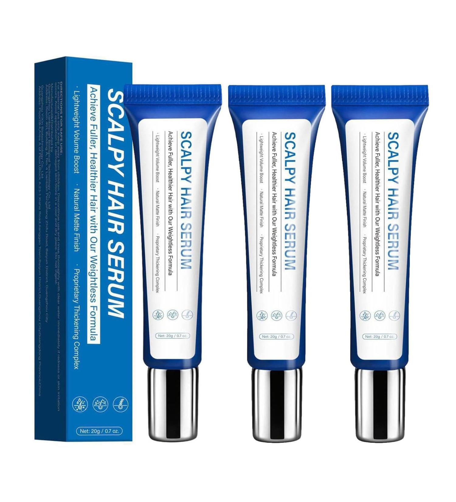 Foladrop Hair Ampoule s rum rafra chissement d'essence du cuir chevelu en feuillette s rum de croissance des cheveux pour les pour la perte de cheveux et l'amincissement (3pcs) - Buy Online on GoSupps.com