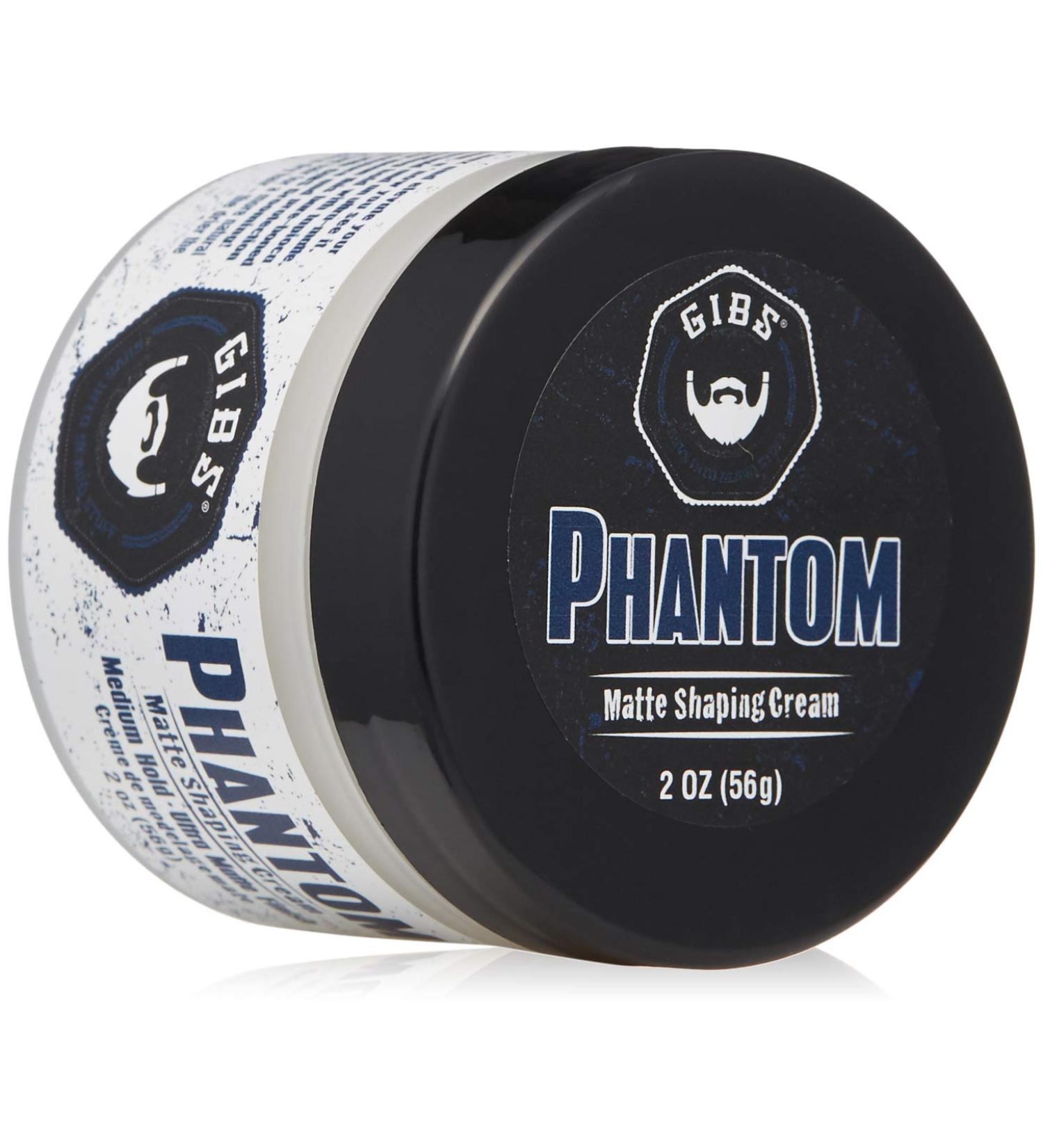 GIBS Grooming Phantom Men Hair Shaping Cream 2 oz - Sculpt and Style Your Hair with Ease - Buy Online on GoSupps.com