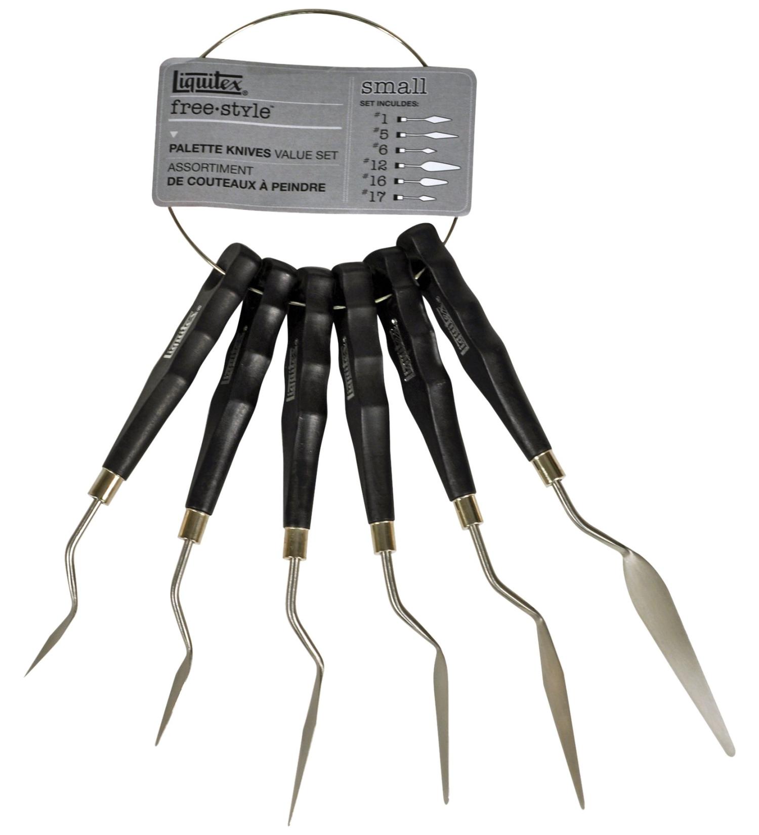 Liquitex Professional Freestyle Traditional Knives 6-Piece Set for Painting - High-Quality Artist Tools - Buy Online on GoSupps.com